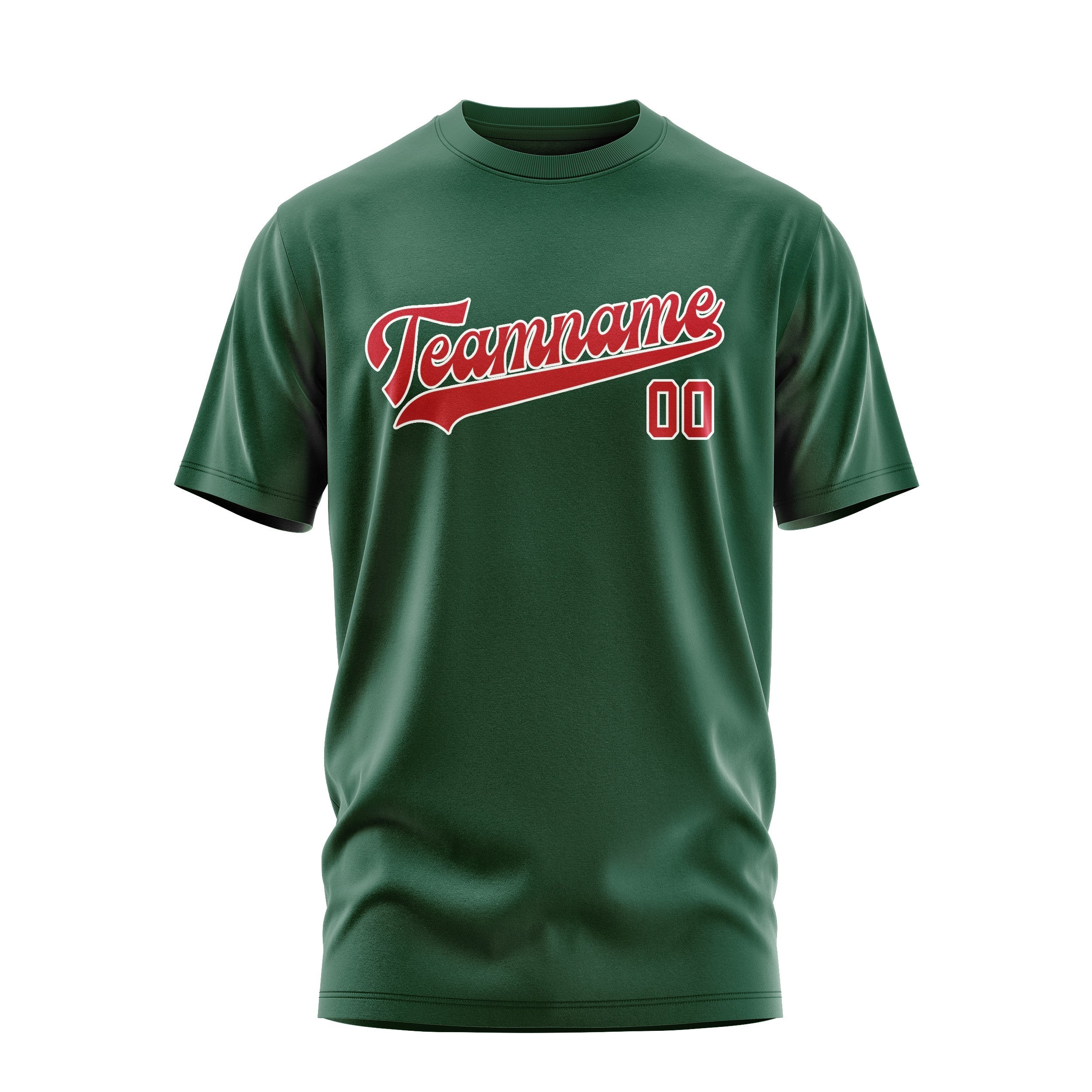 Custom Green Red T-Shirt