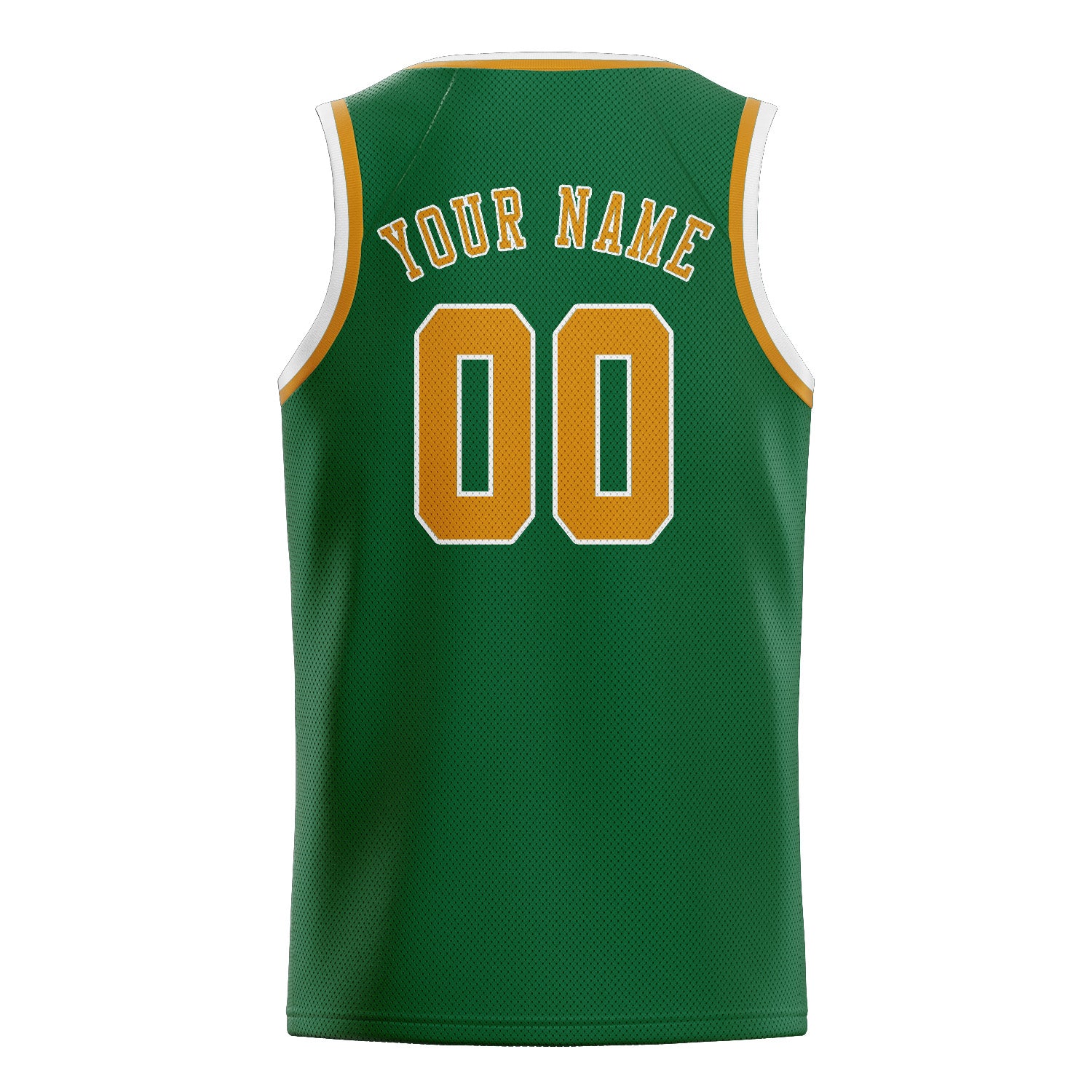 Custom Green Yellow Basketball Jersey