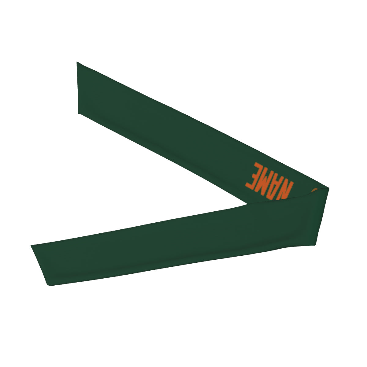 Custom Green Orange Headband