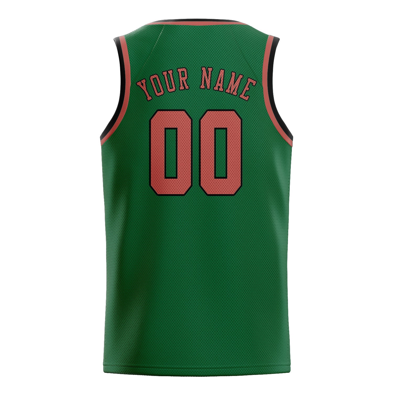 Custom Green Copper Rose Basketball Jersey