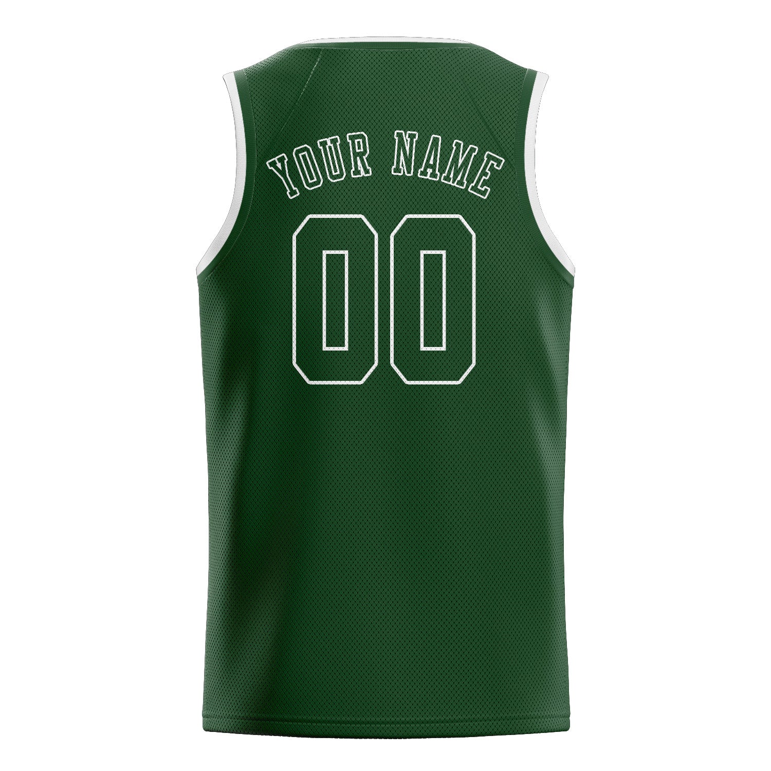 Custom Dark Green Dark Green Basketball Jersey