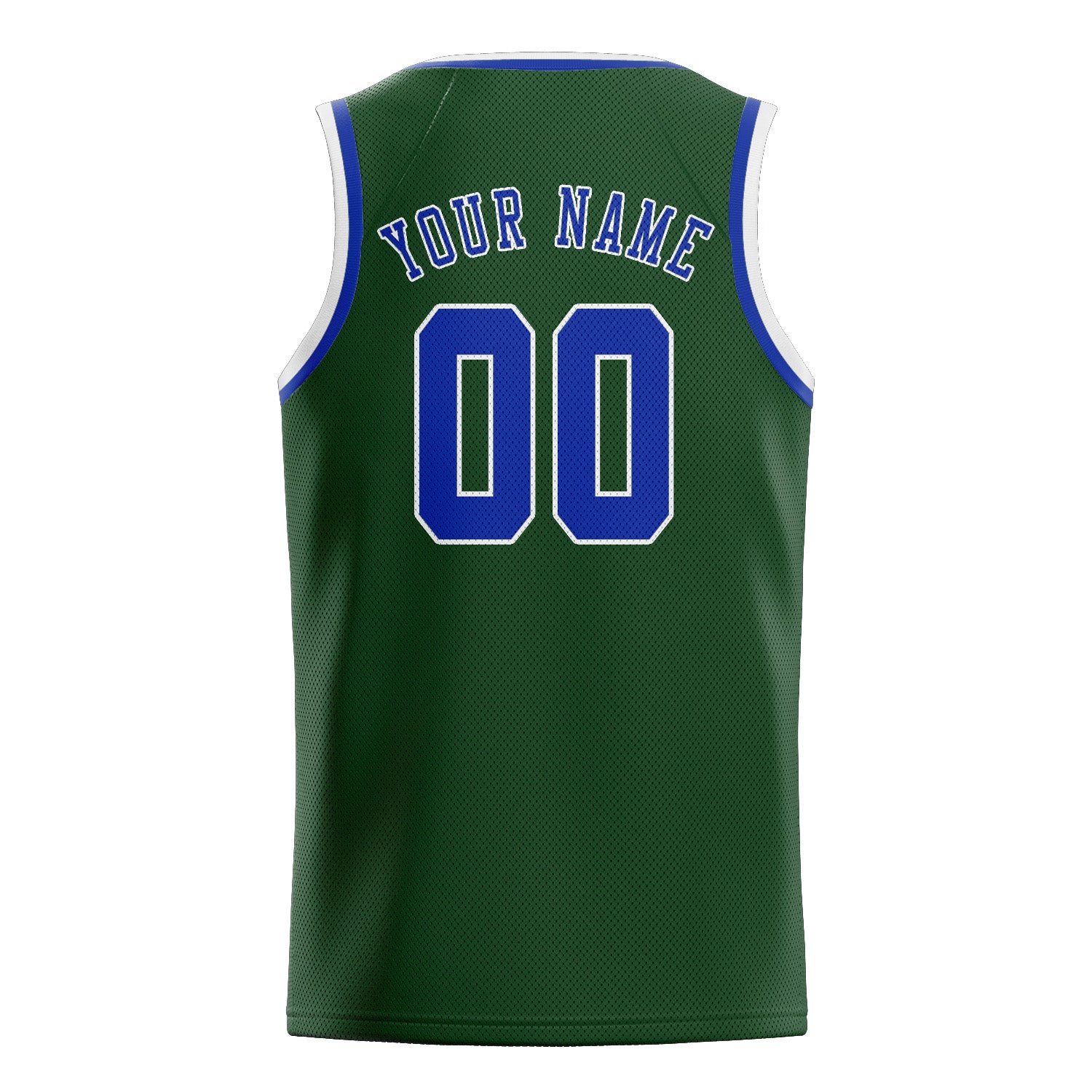 Custom Dark Green Sky Blue Basketball Jersey