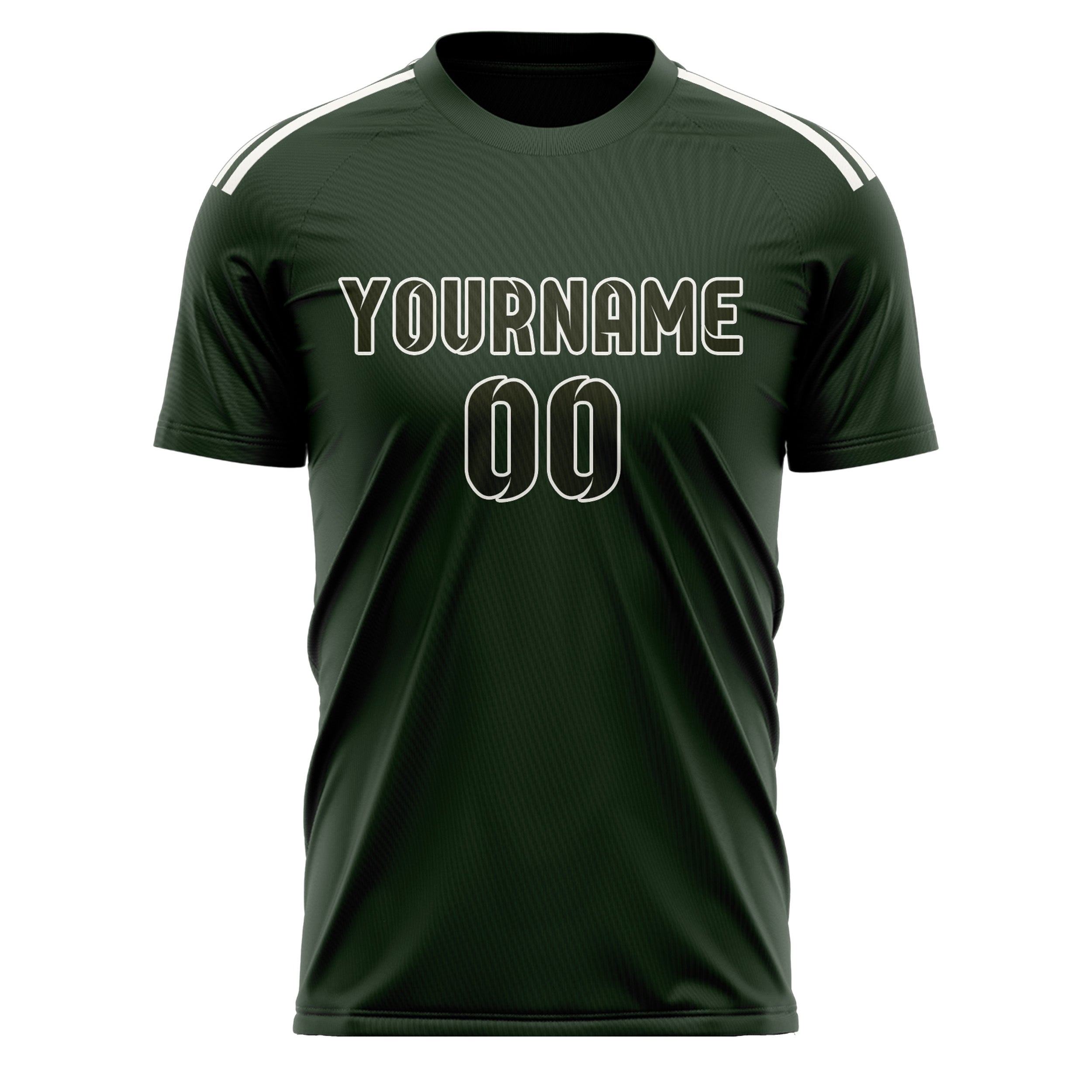 Custom Dark Green Olive Soccer Jersey
