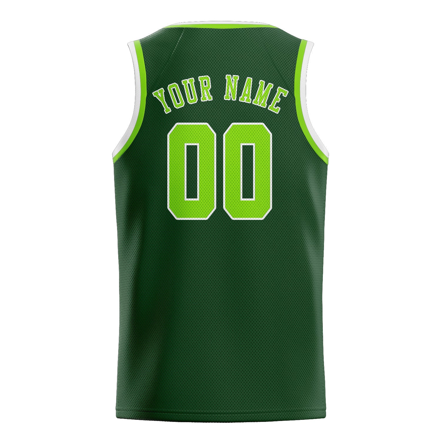 Custom Dark Green Emerald Green Basketball Jersey