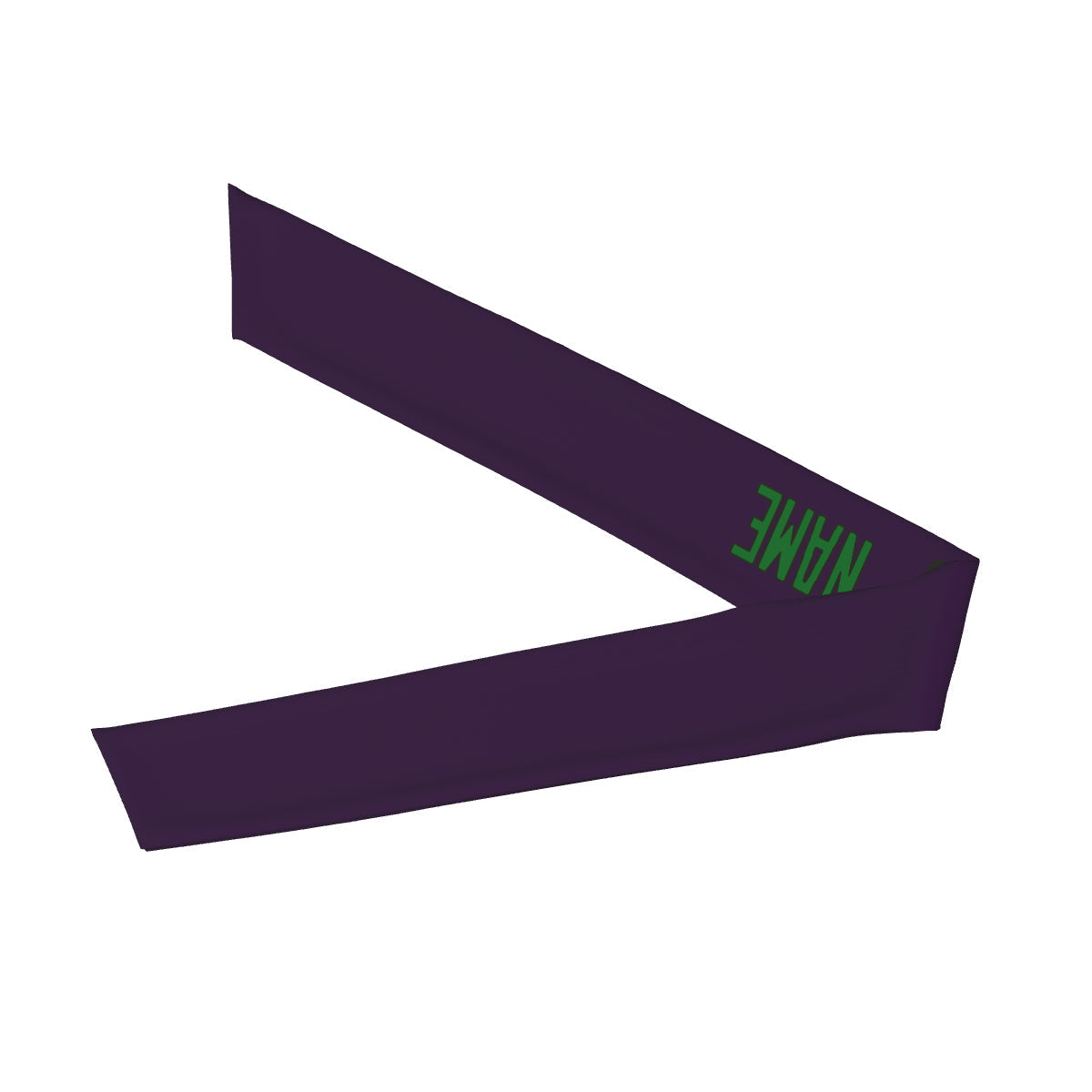 Custom Purple Emerald Green Headband