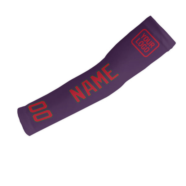 Custom Purple Red Arm Sleeve
