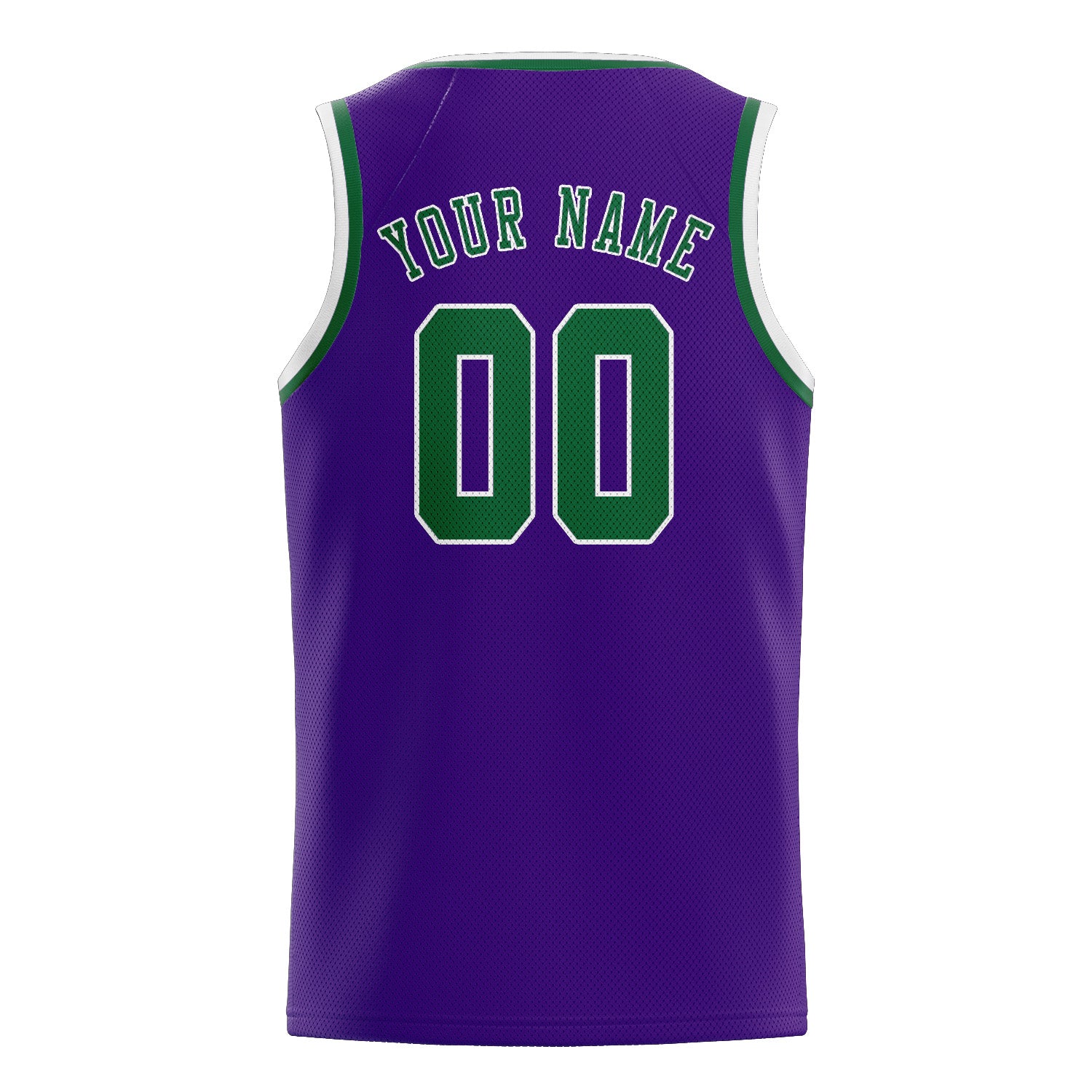 Custom Purple Green Basketball Jersey