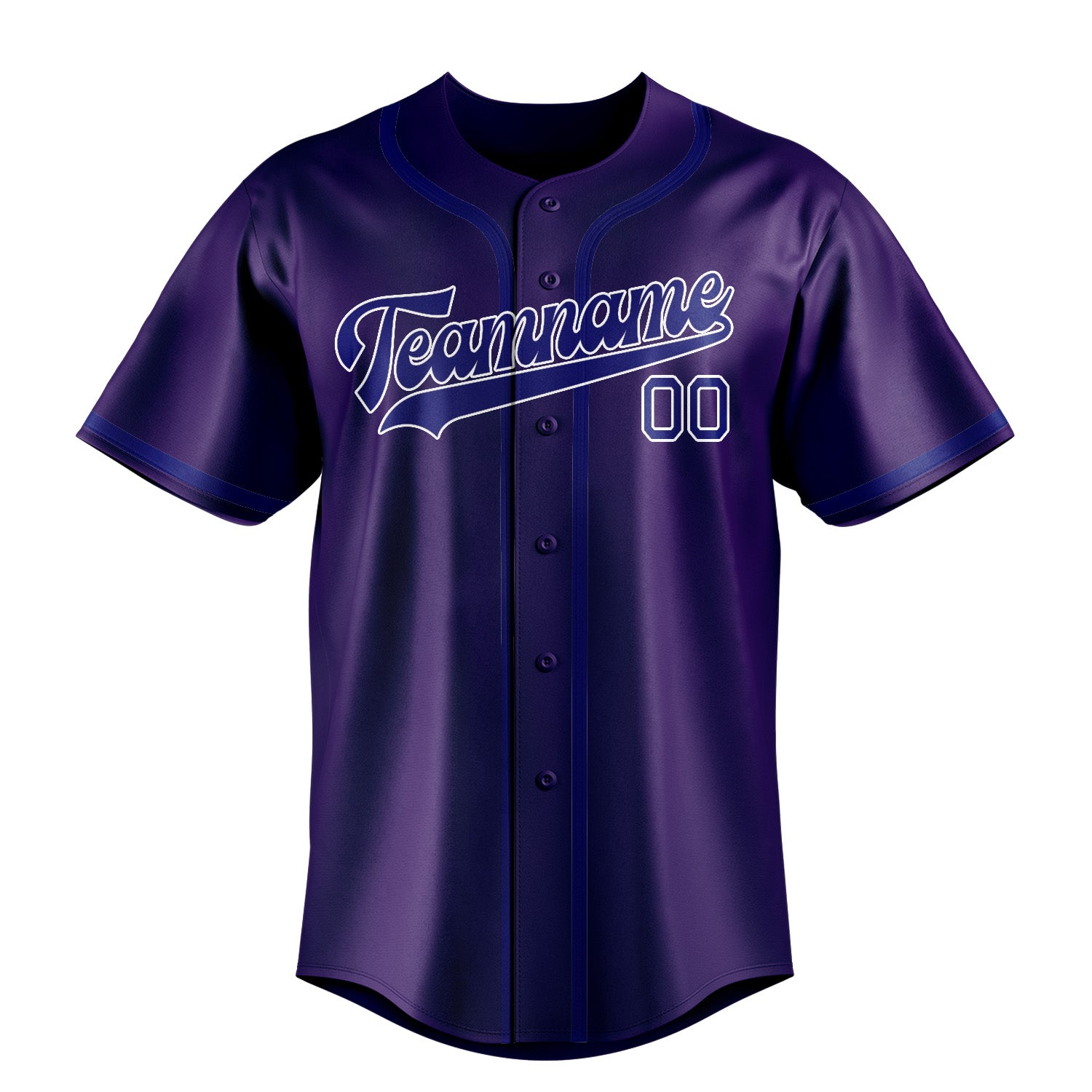 Custom Purple Sky Blue Baseball Jersey