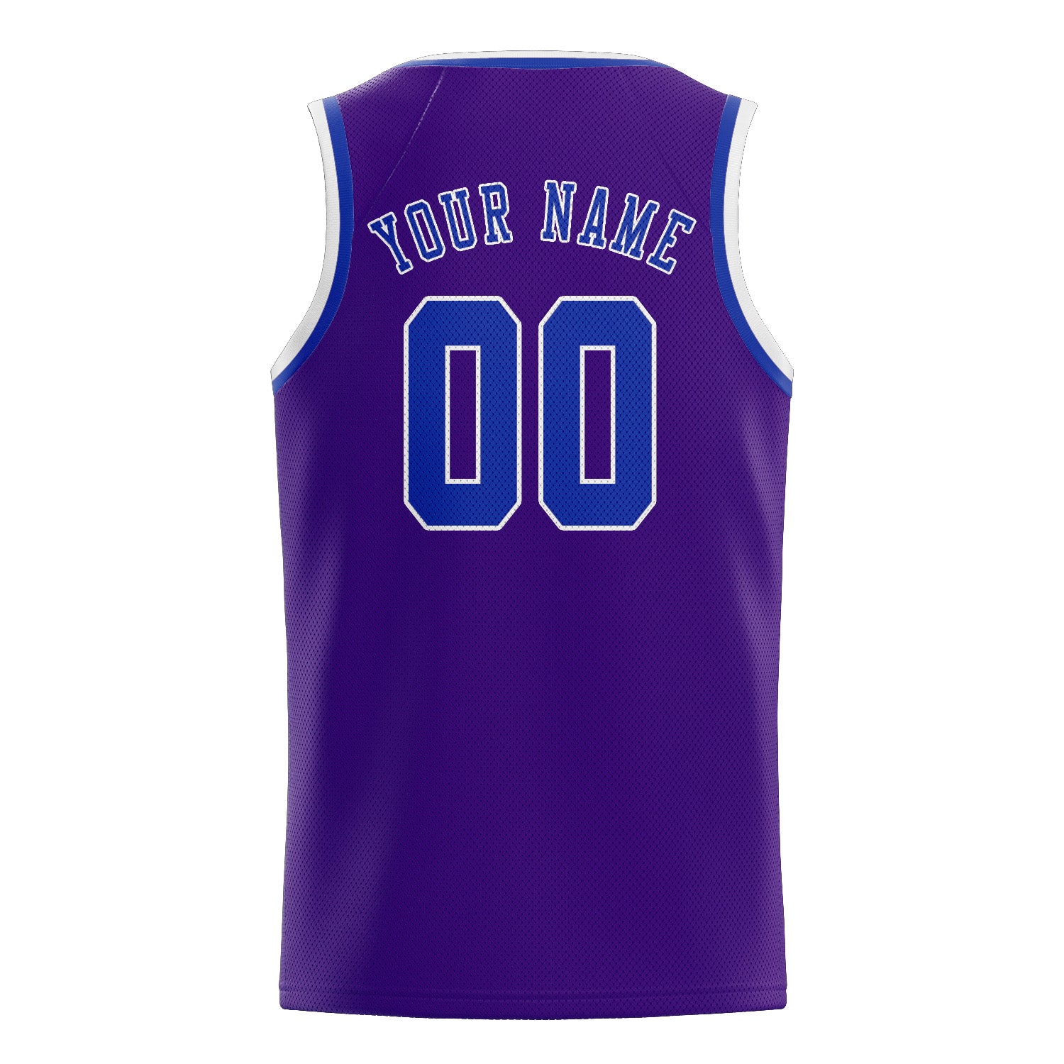 Custom Purple Sky Blue Basketball Jersey