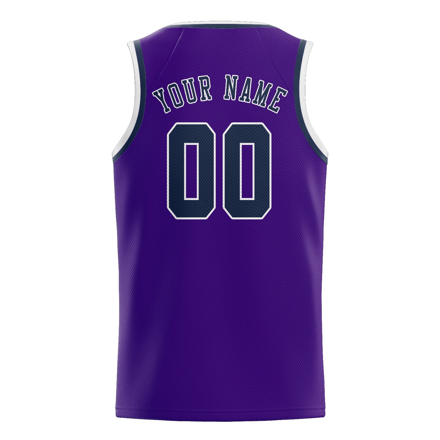 Custom Purple Blue Basketball Jersey