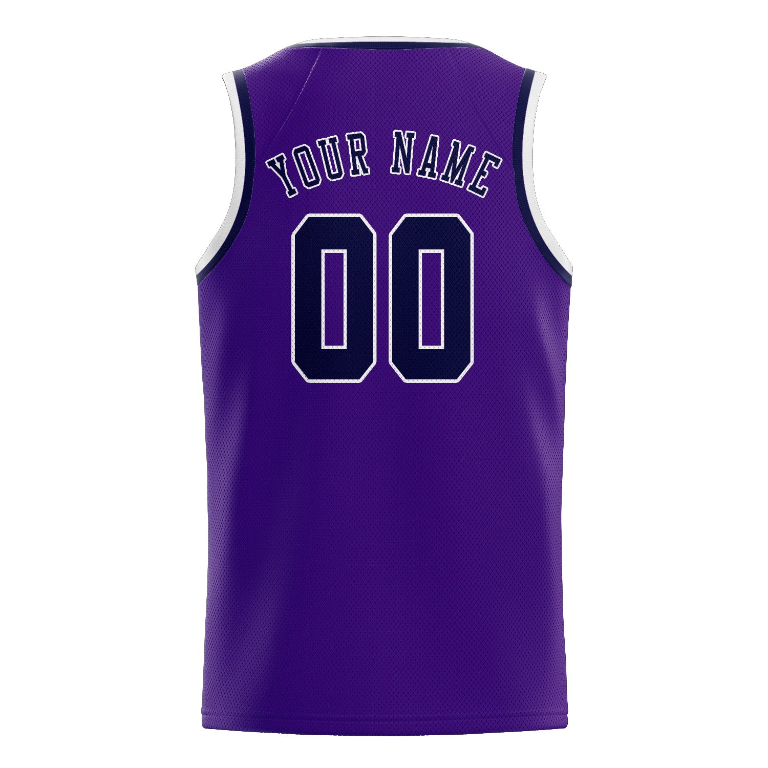 Custom Purple Navy Basketball Jersey