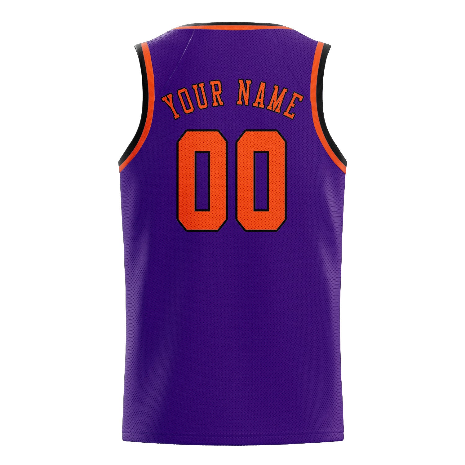 Custom Purple Orange Red Basketball Jersey