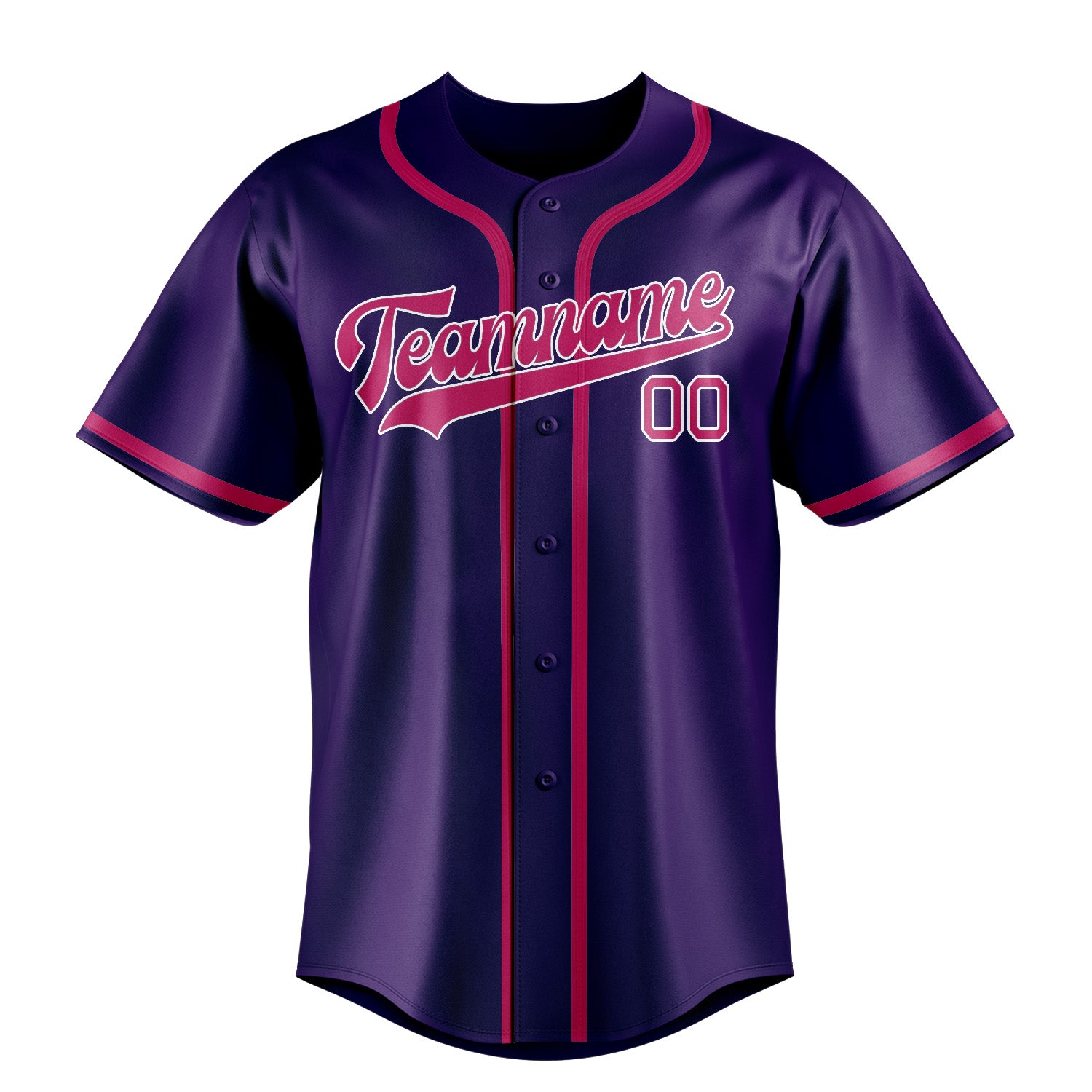 Custom Purple Pink Baseball Jersey