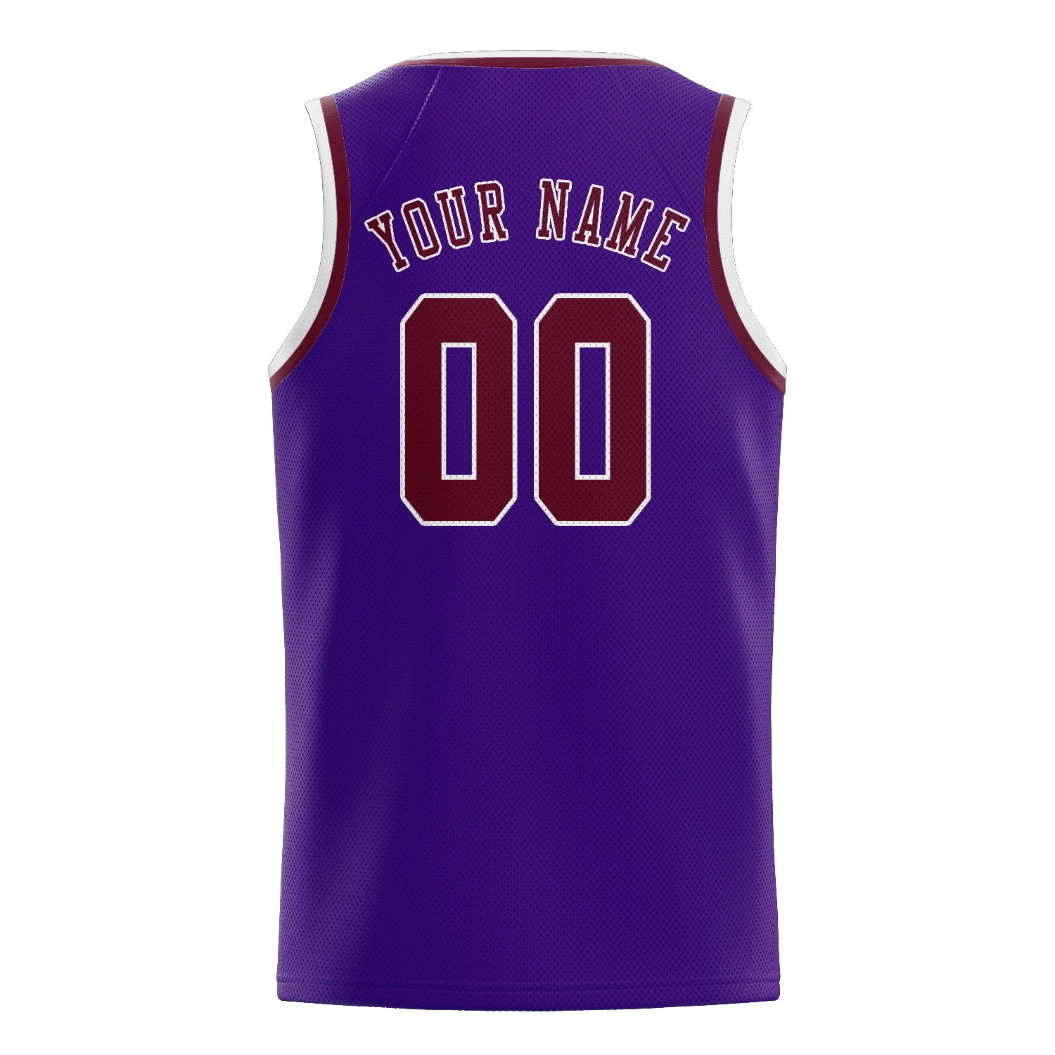 Custom Purple Crimson Red Basketball Jersey