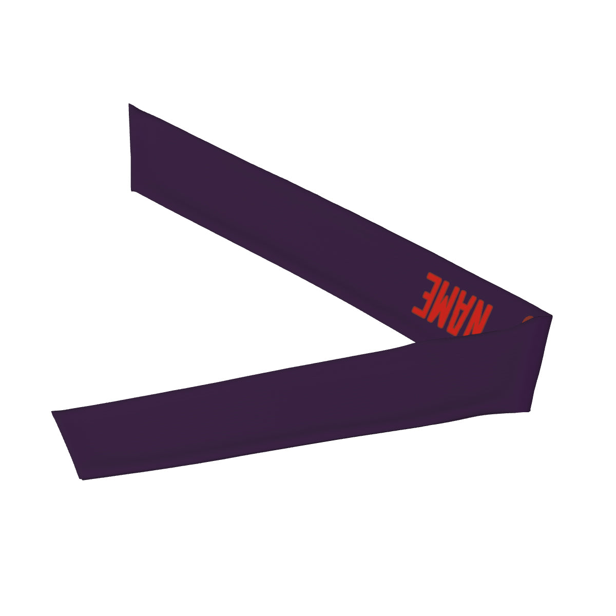 Custom Purple Orange Red Headband