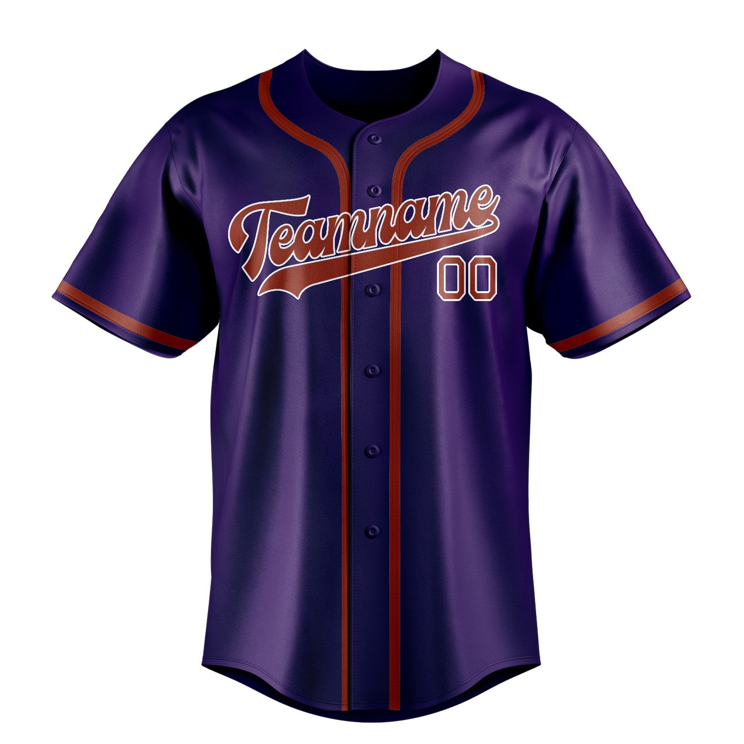 Custom Purple Coral Red Baseball Jersey