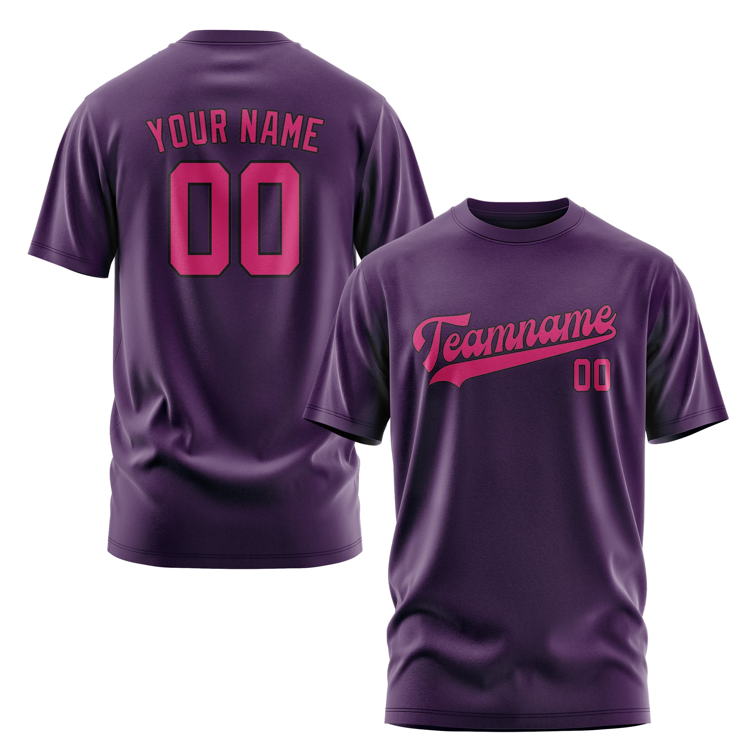 Custom Purple Pink T-Shirt