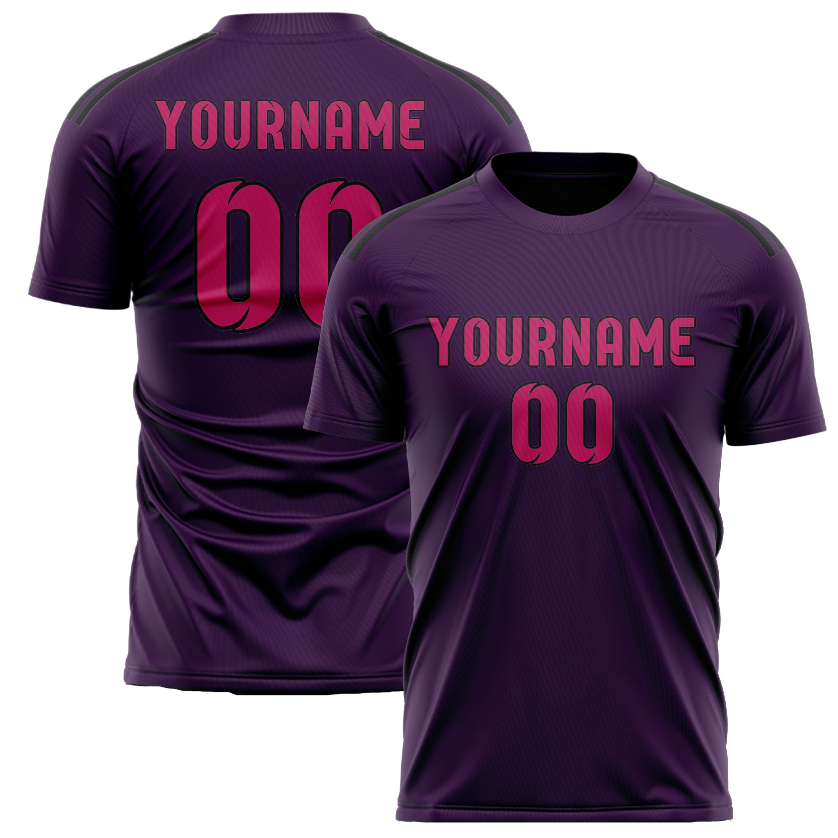 Custom Purple Pink Soccer Jersey
