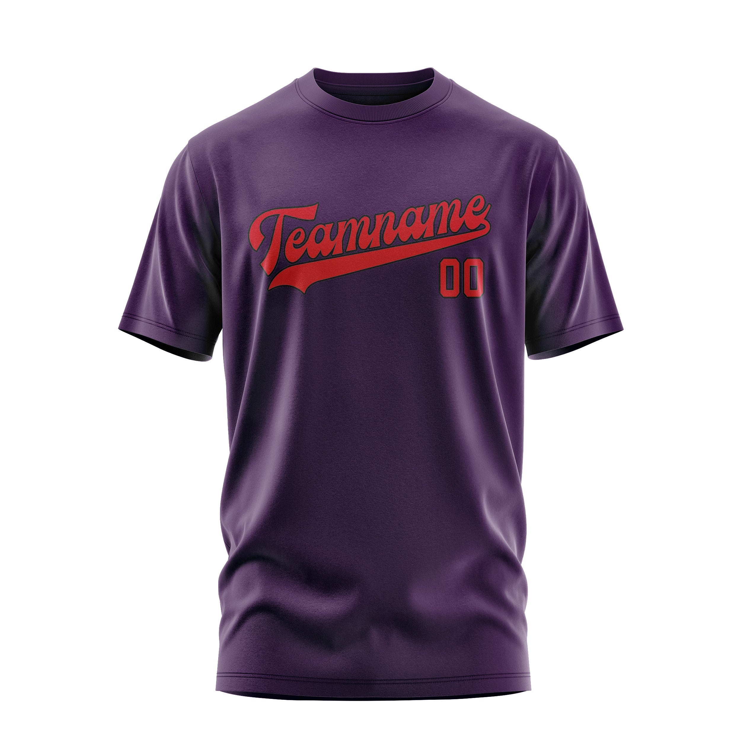 Custom Purple Red T-Shirt