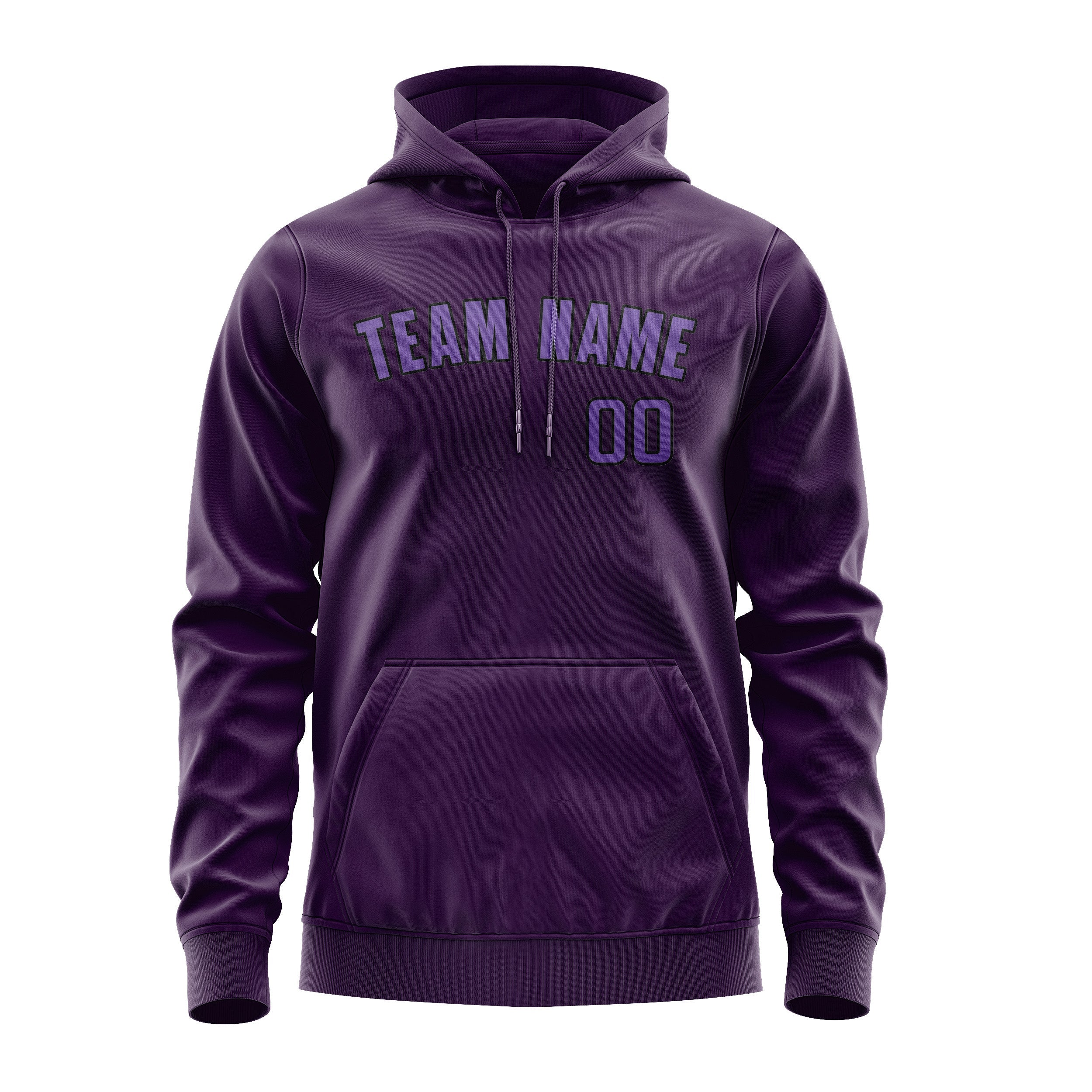 Custom Purple Light Purple Hoodie