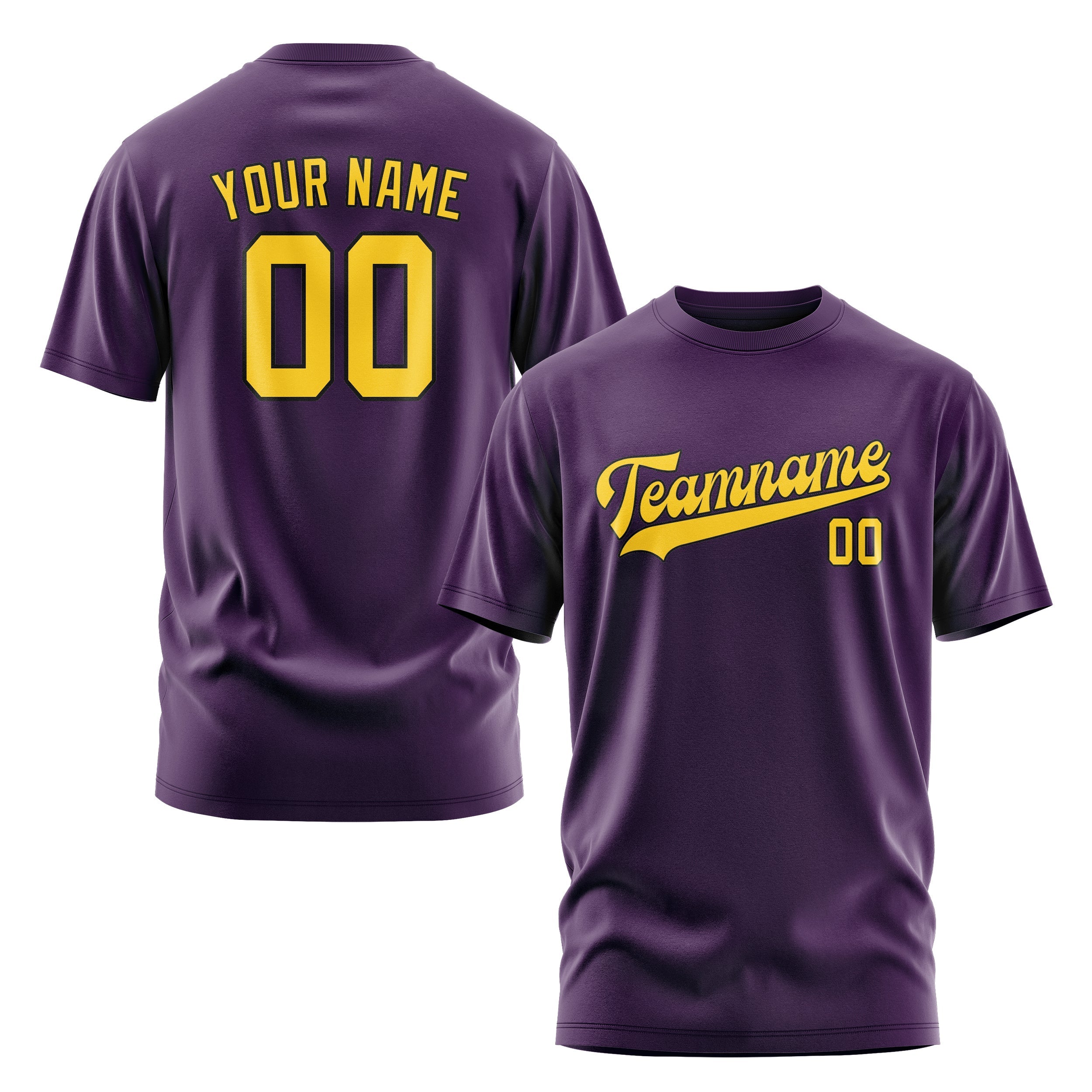Custom Purple Gold T-Shirt