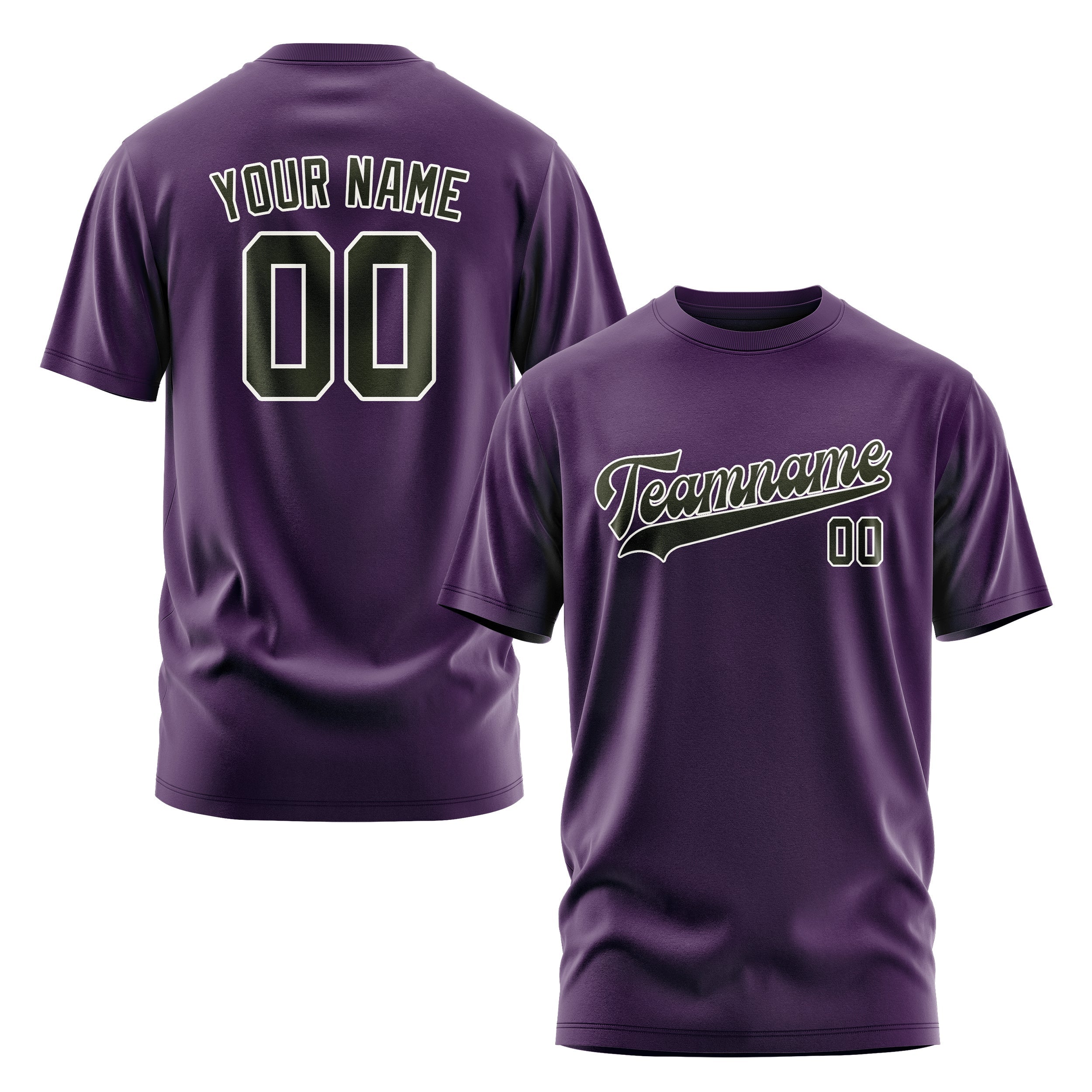 Custom Purple Olive T-Shirt