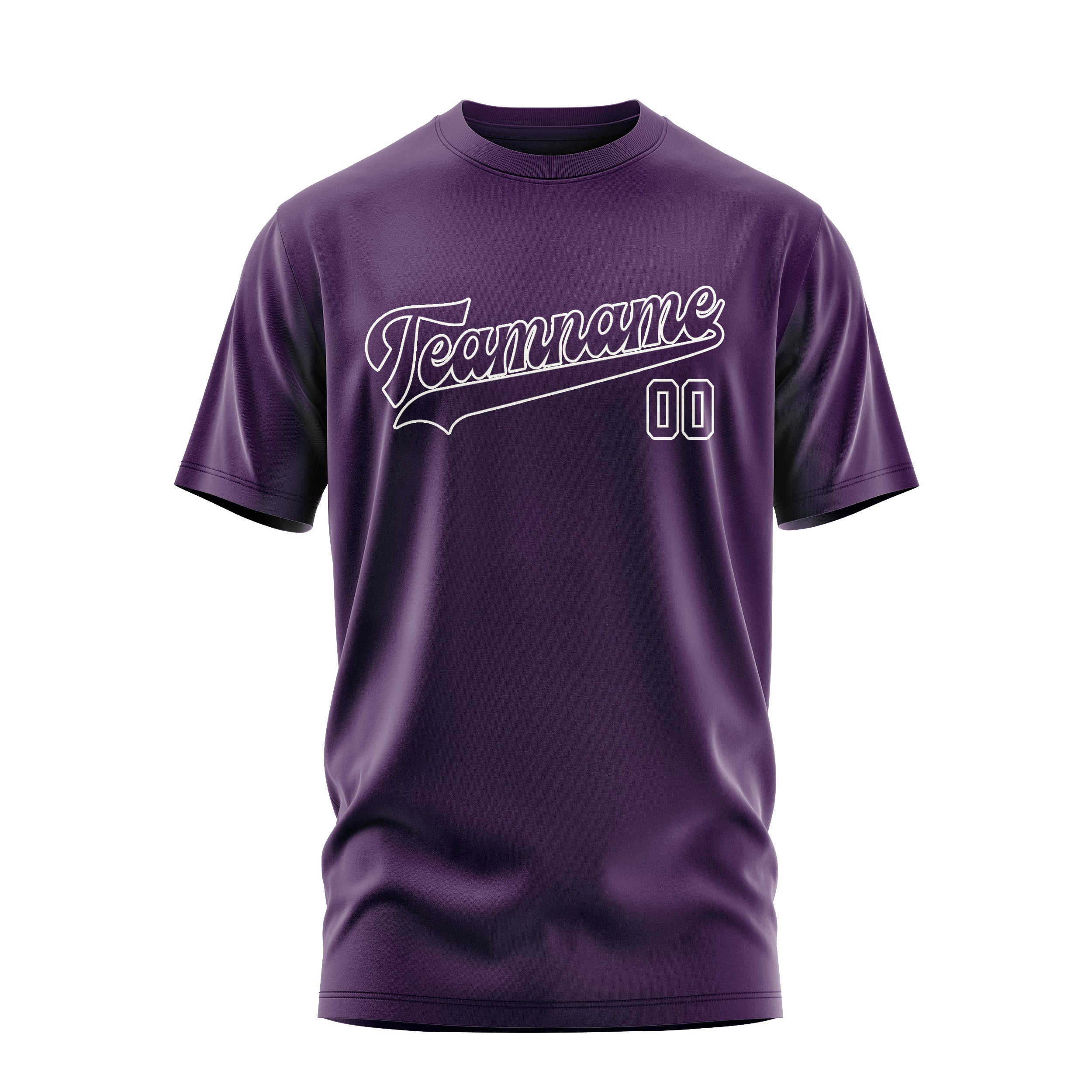 Custom Purple Purple T-Shirt