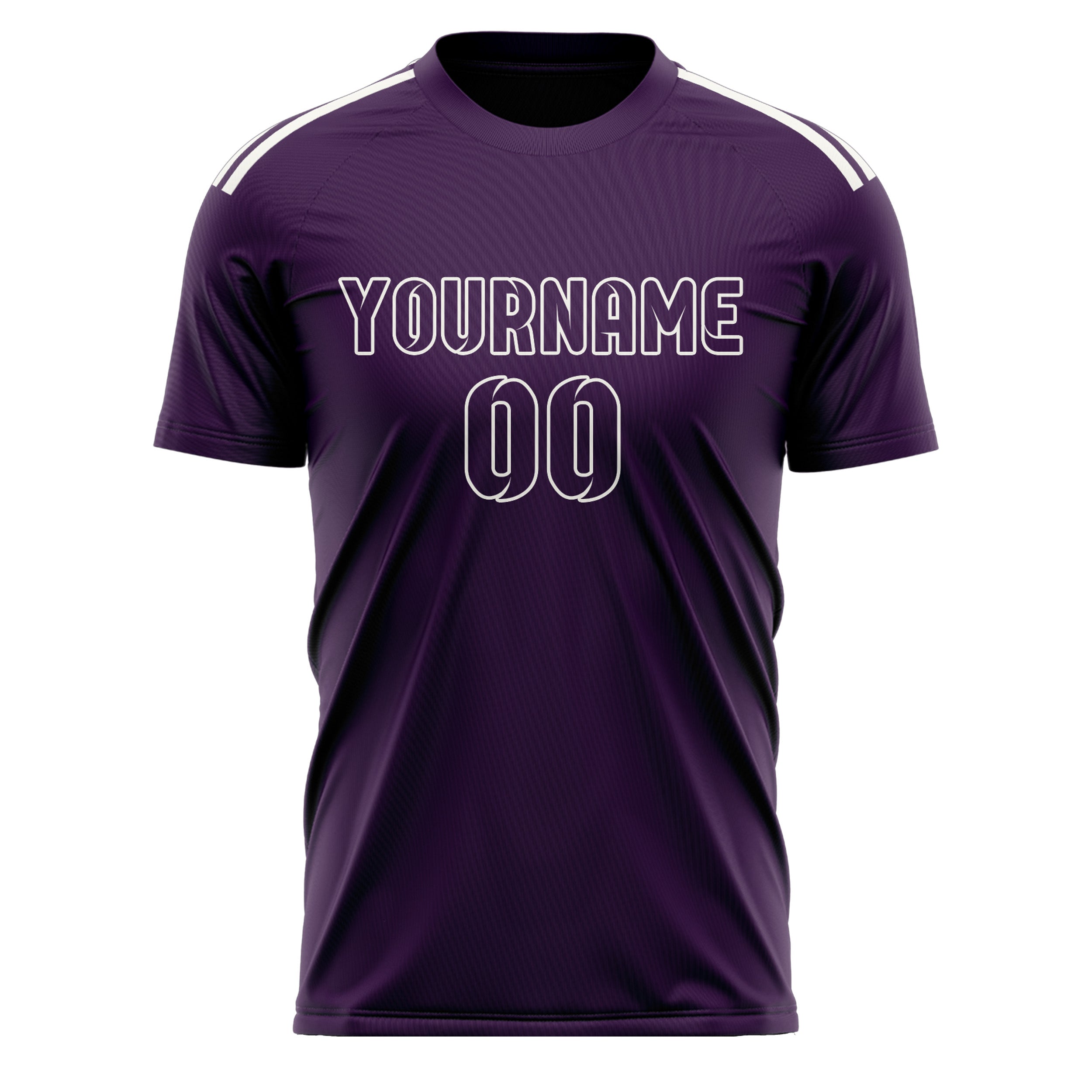 Custom Purple Purple Soccer Jersey