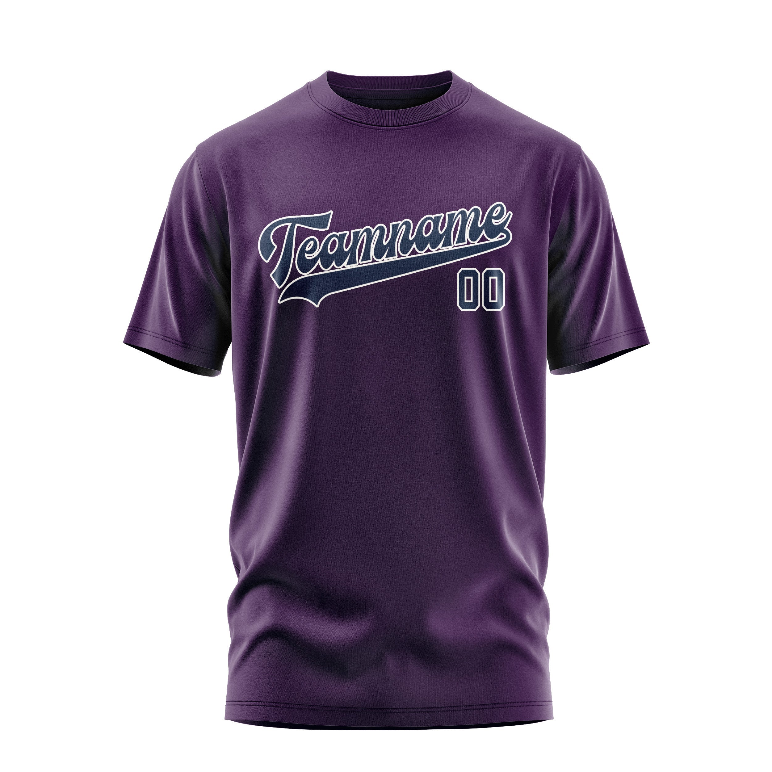 Custom Purple Blue T-Shirt