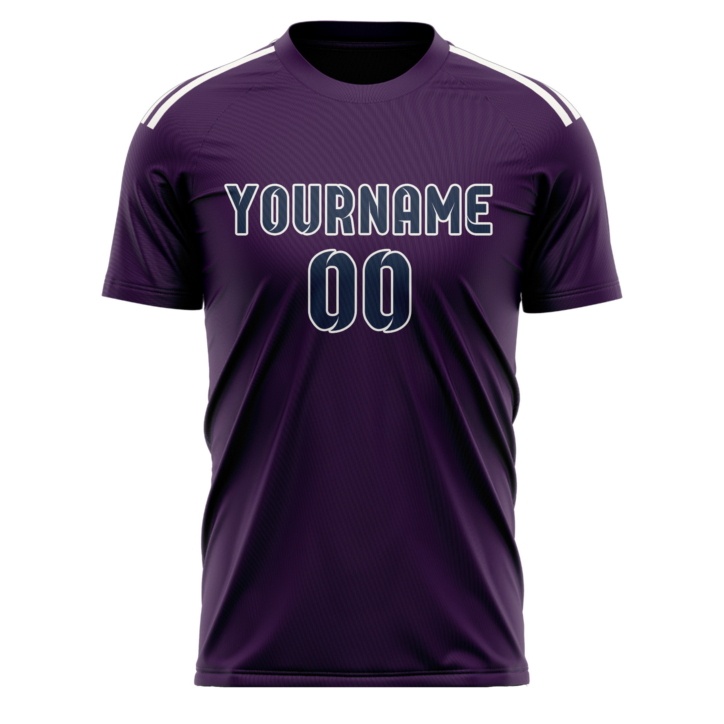 Custom Purple Blue Soccer Jersey