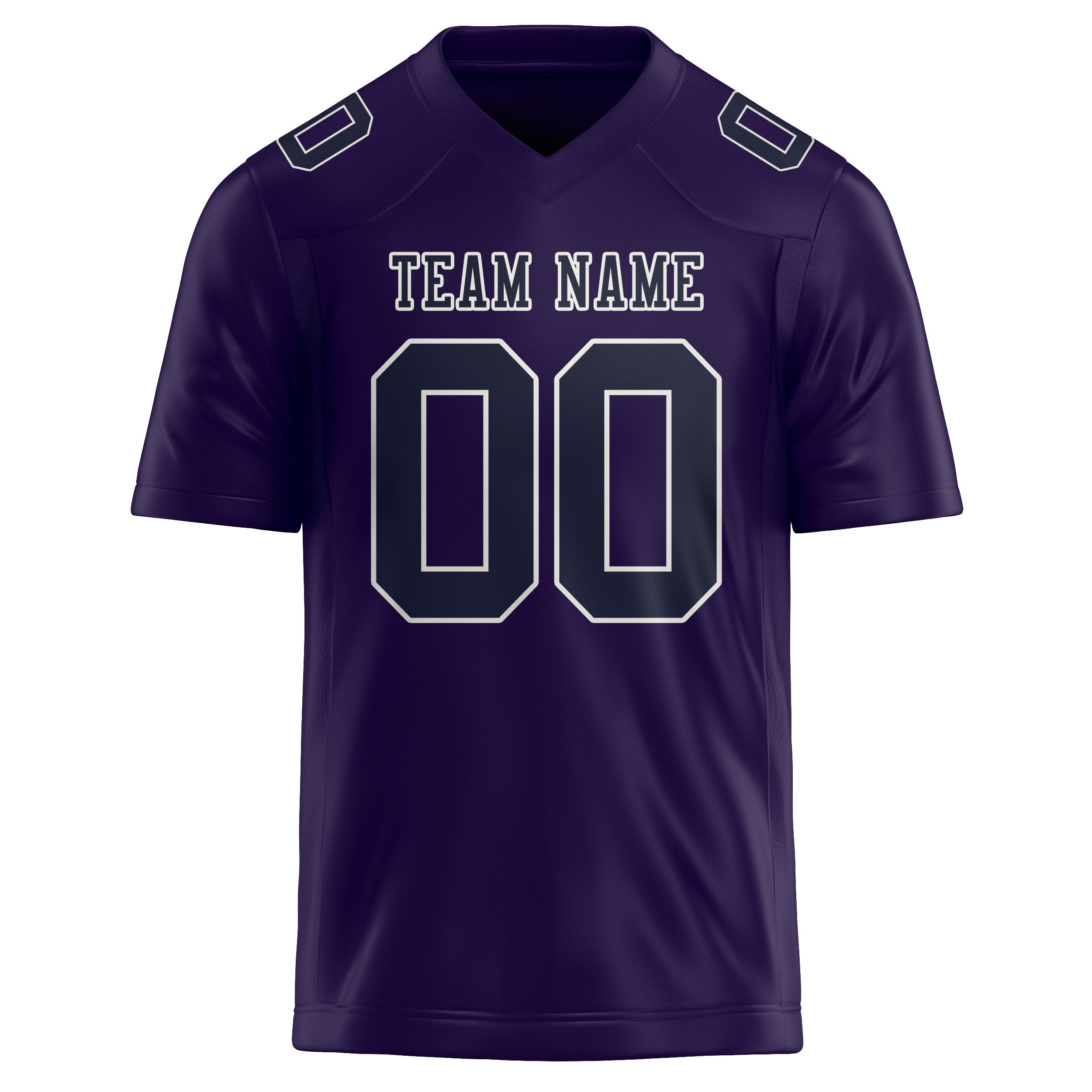 Custom Purple Navy Football Jersey