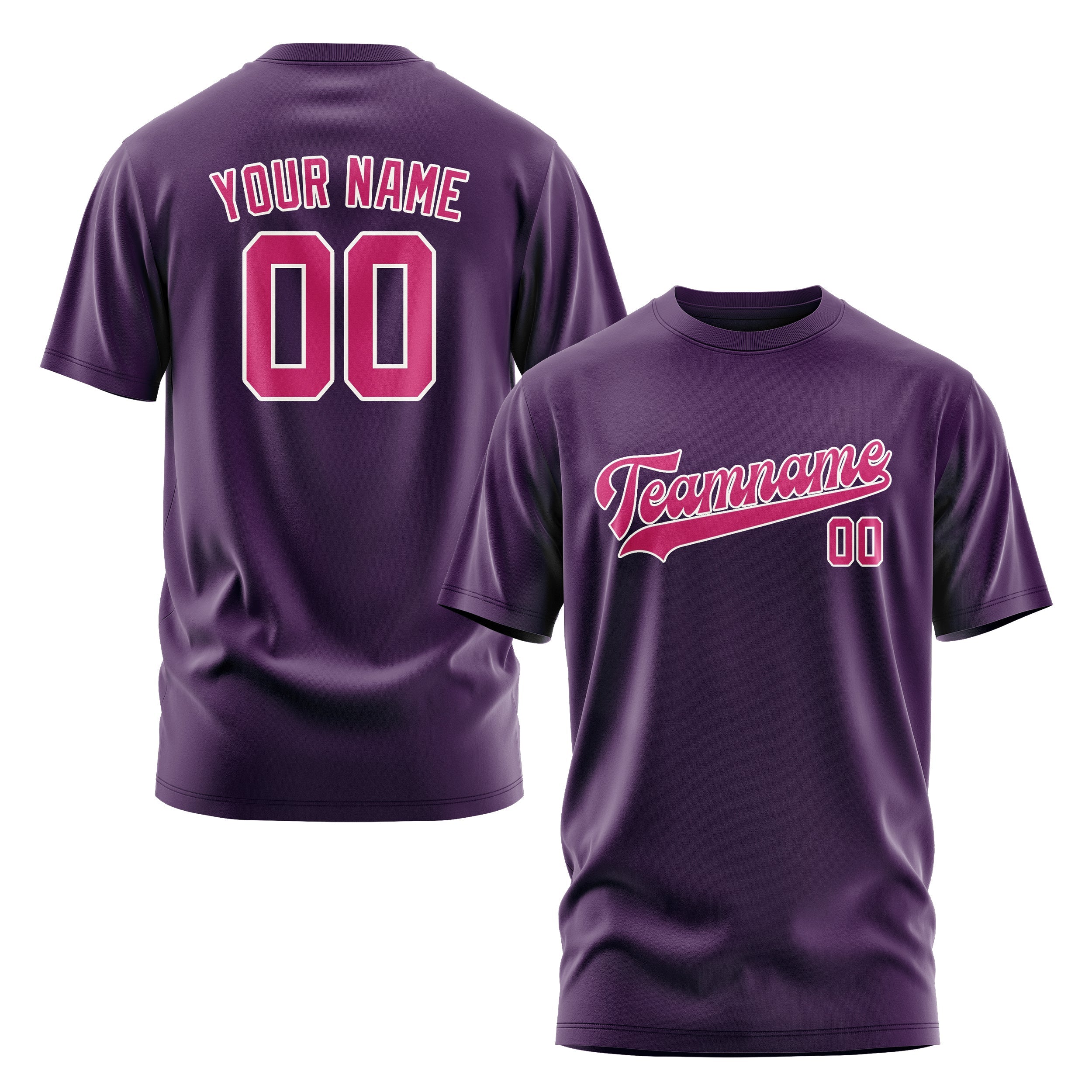 Custom Purple Pink T-Shirt