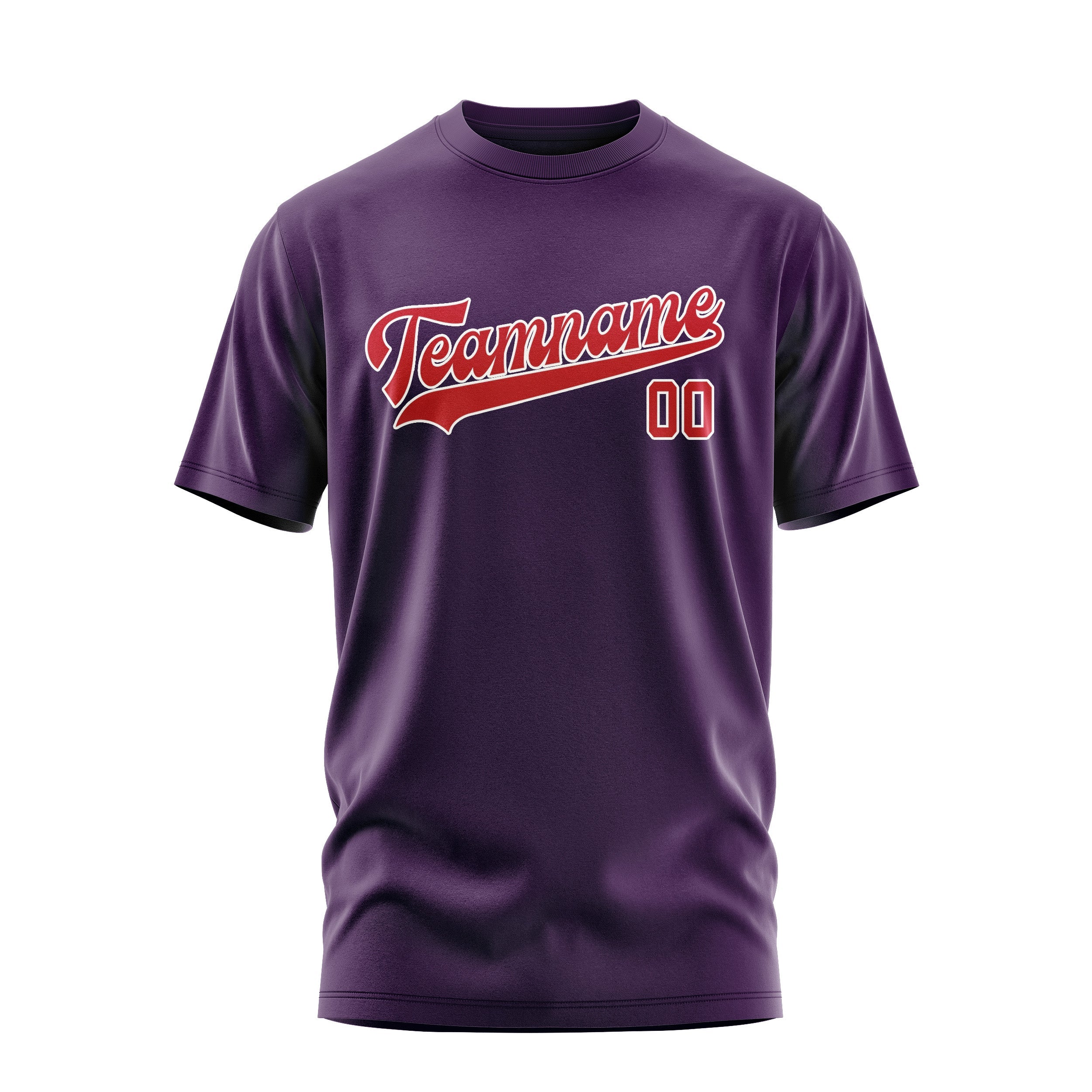 Custom Purple Red T-Shirt