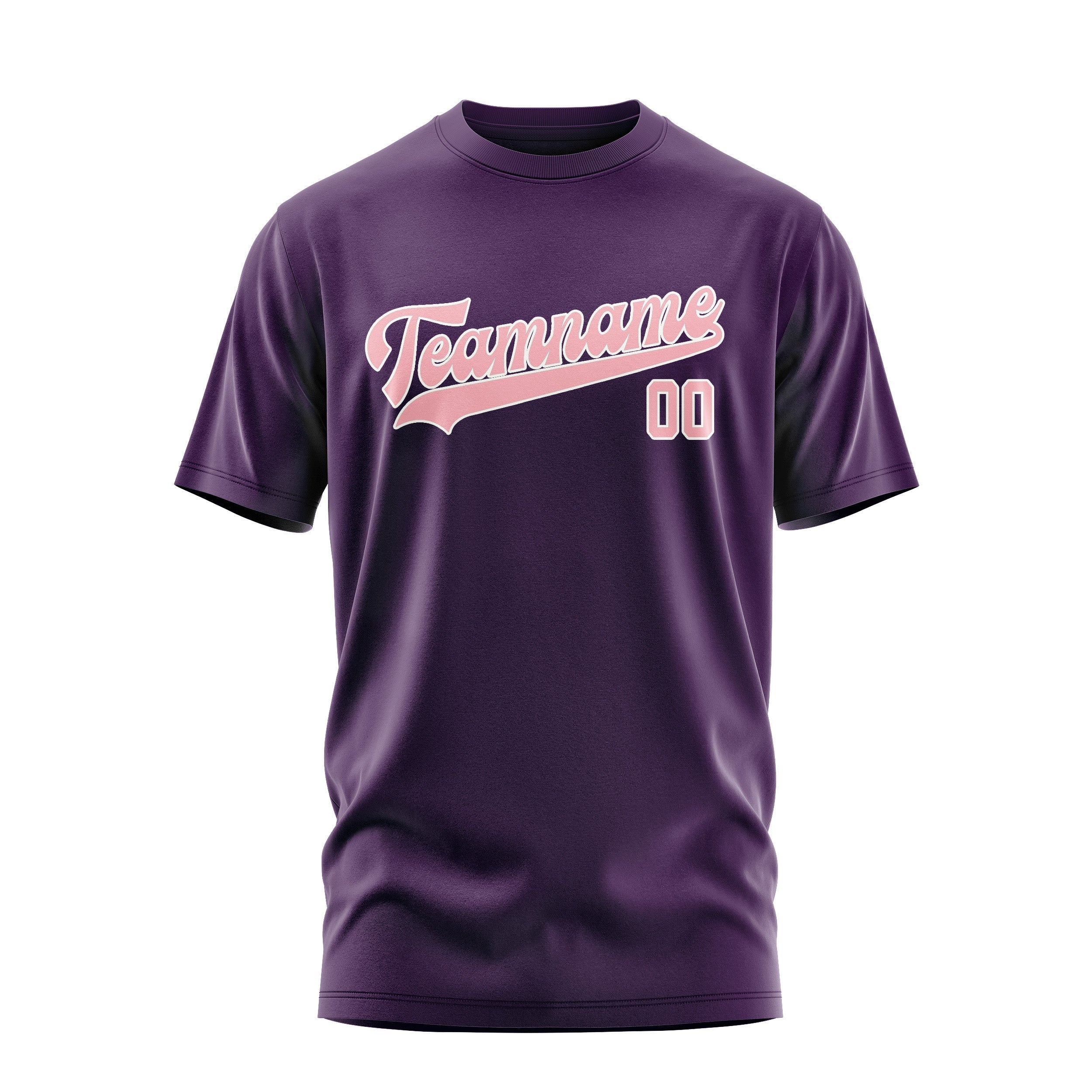 Custom Purple Light Pink T-Shirt