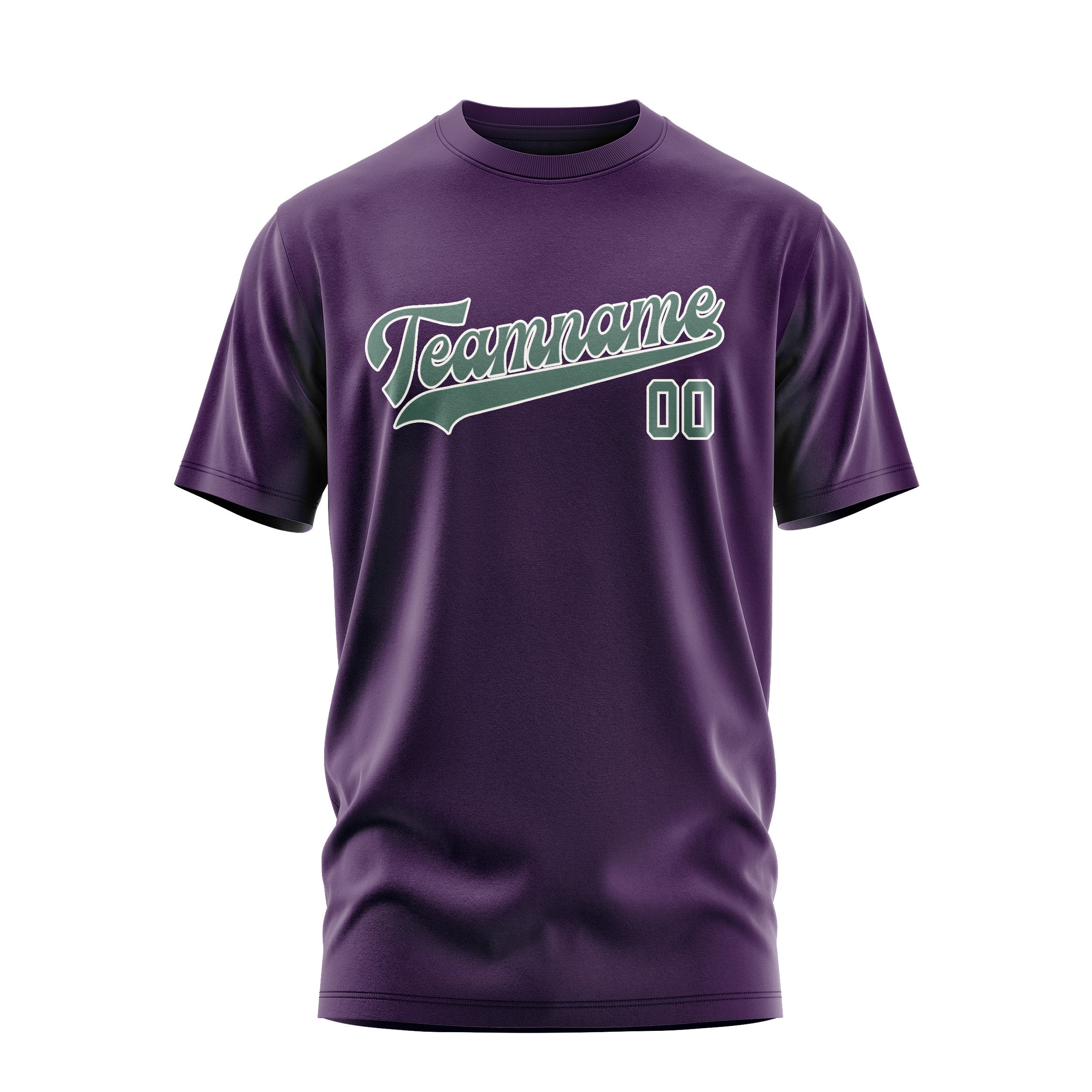 Custom Purple Blue Green T-Shirt