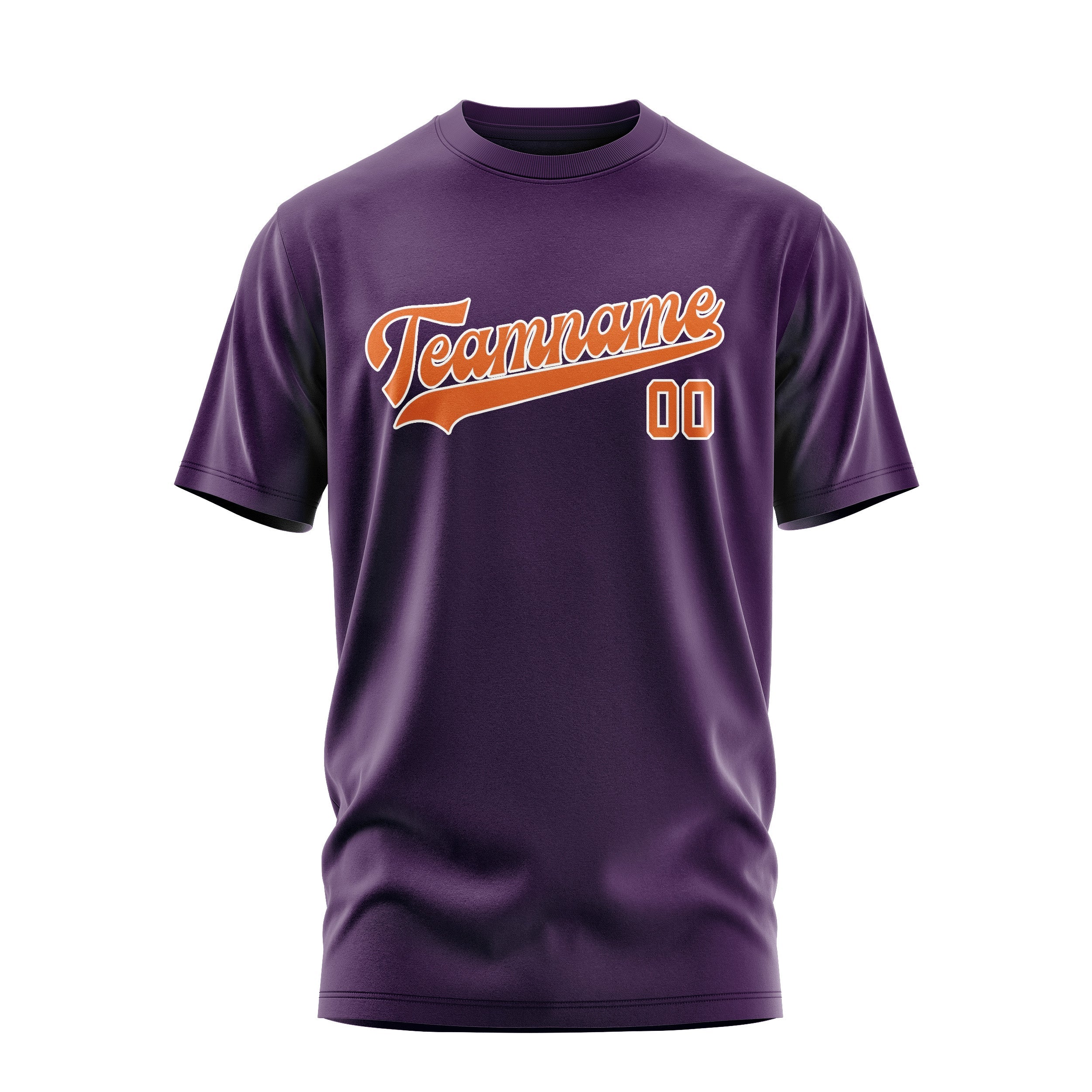 Custom Purple Orange T-Shirt