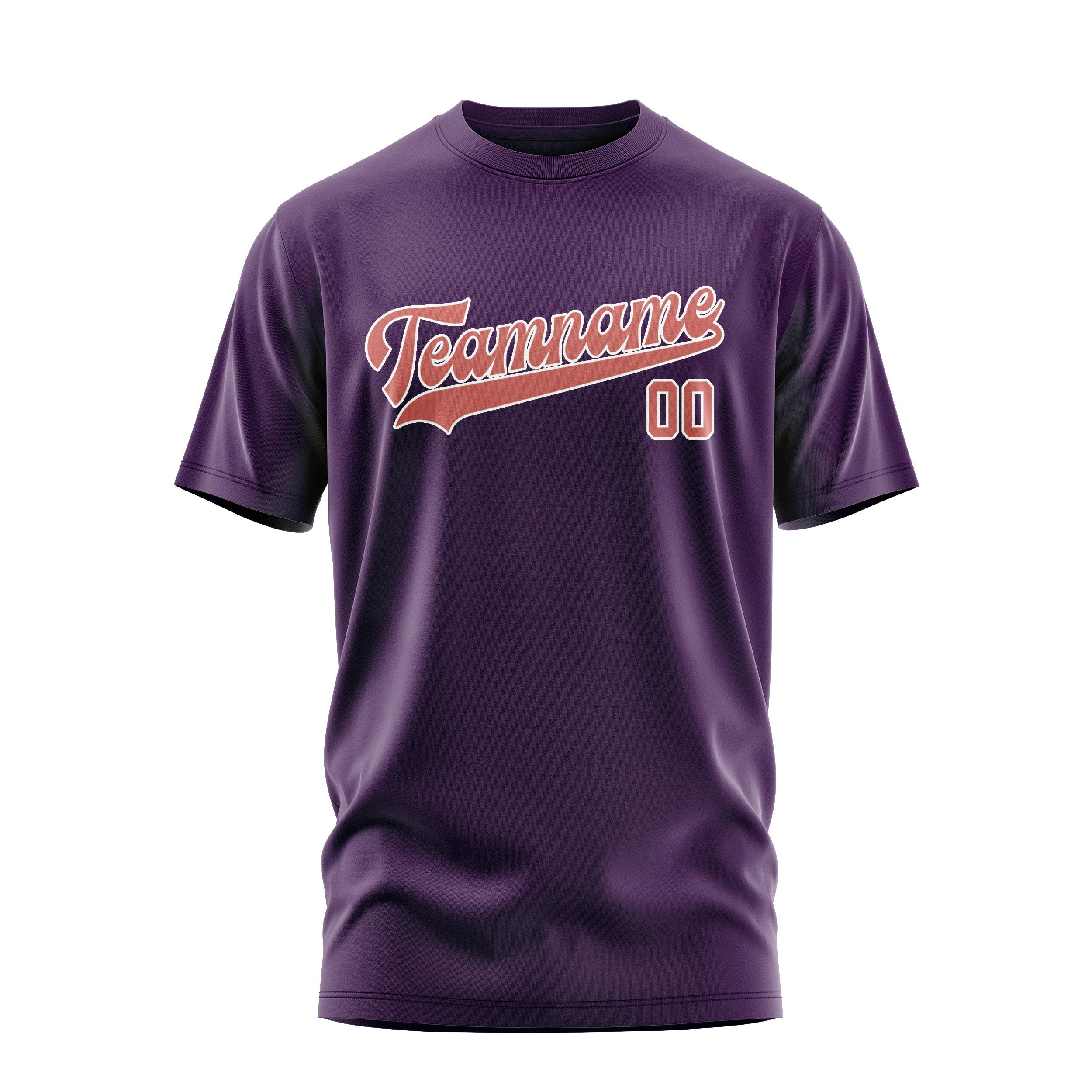 Custom Purple Copper Rose T-Shirt