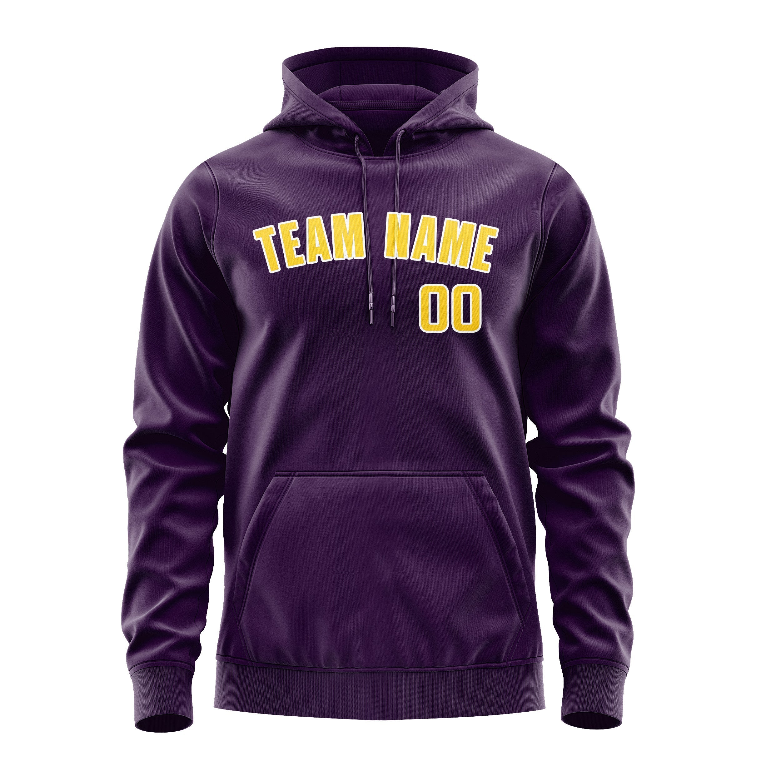 Custom Purple Gold Hoodie