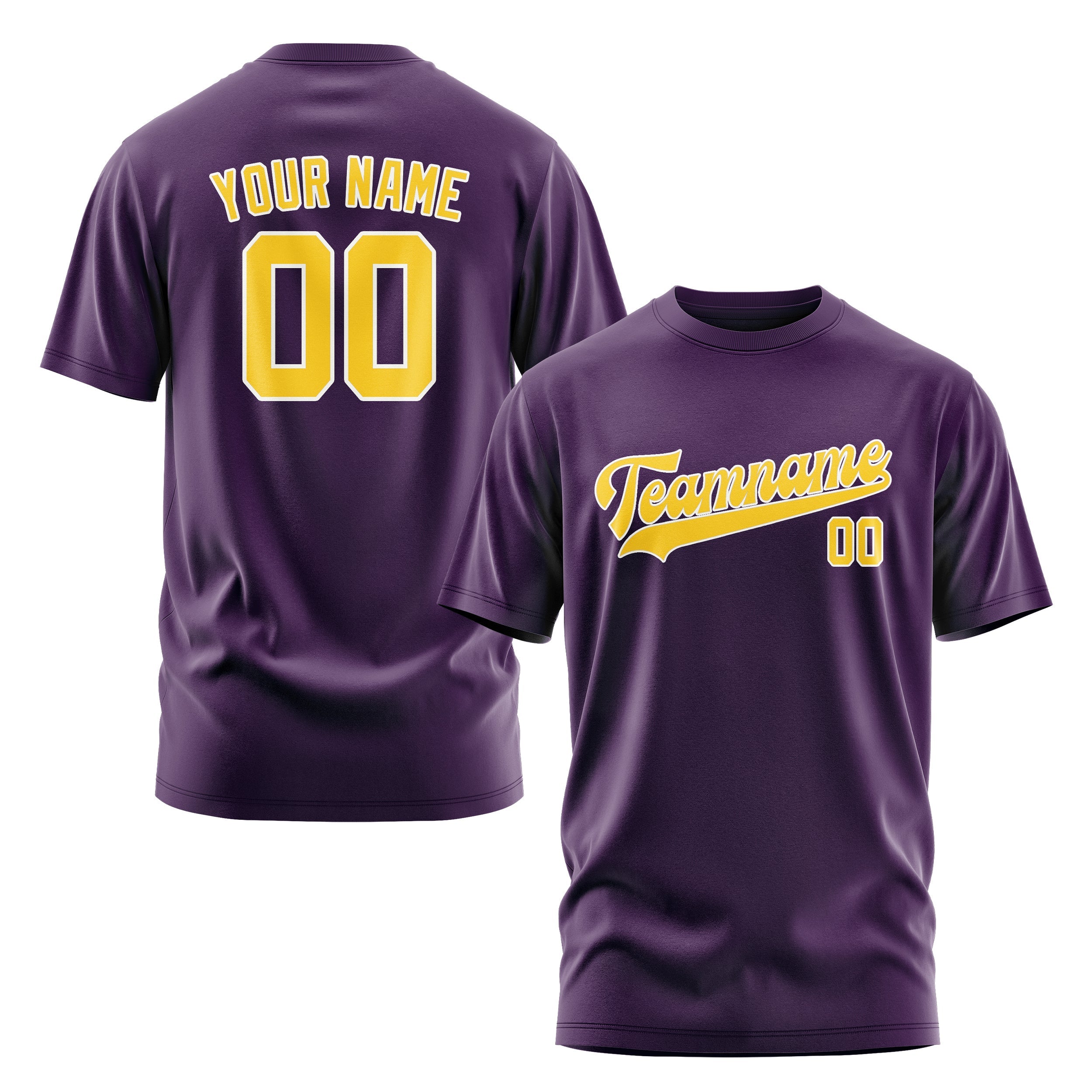 Custom Purple Gold T-Shirt