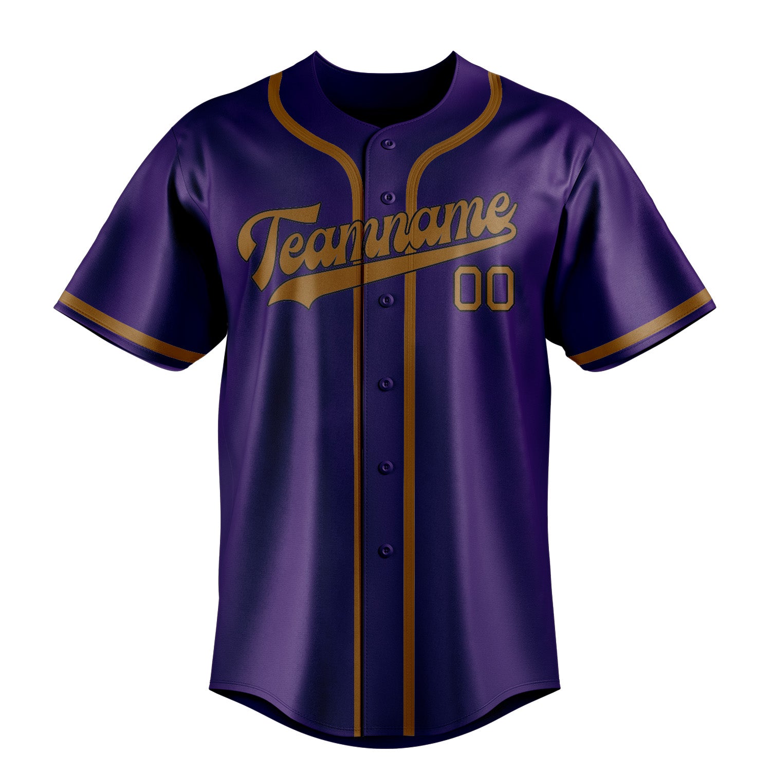 Custom Purple Khaki Baseball Jersey