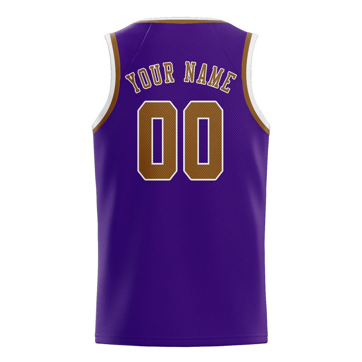 Custom Purple Khaki Basketball Jersey