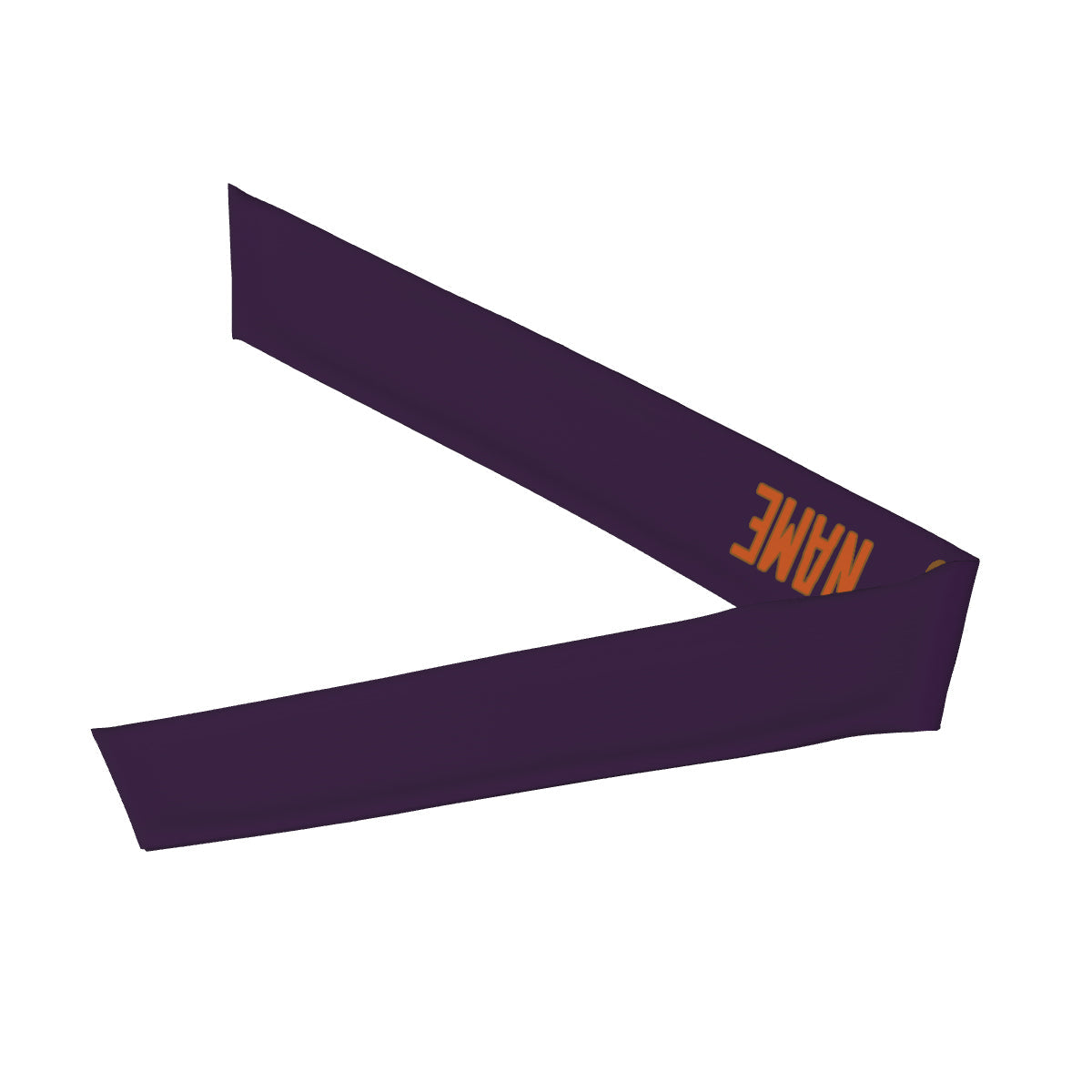 Custom Purple Orange Headband