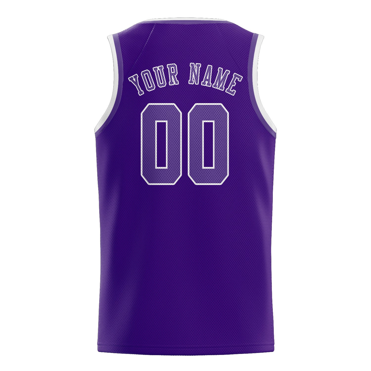 Custom Purple Light Purple Basketball Jersey