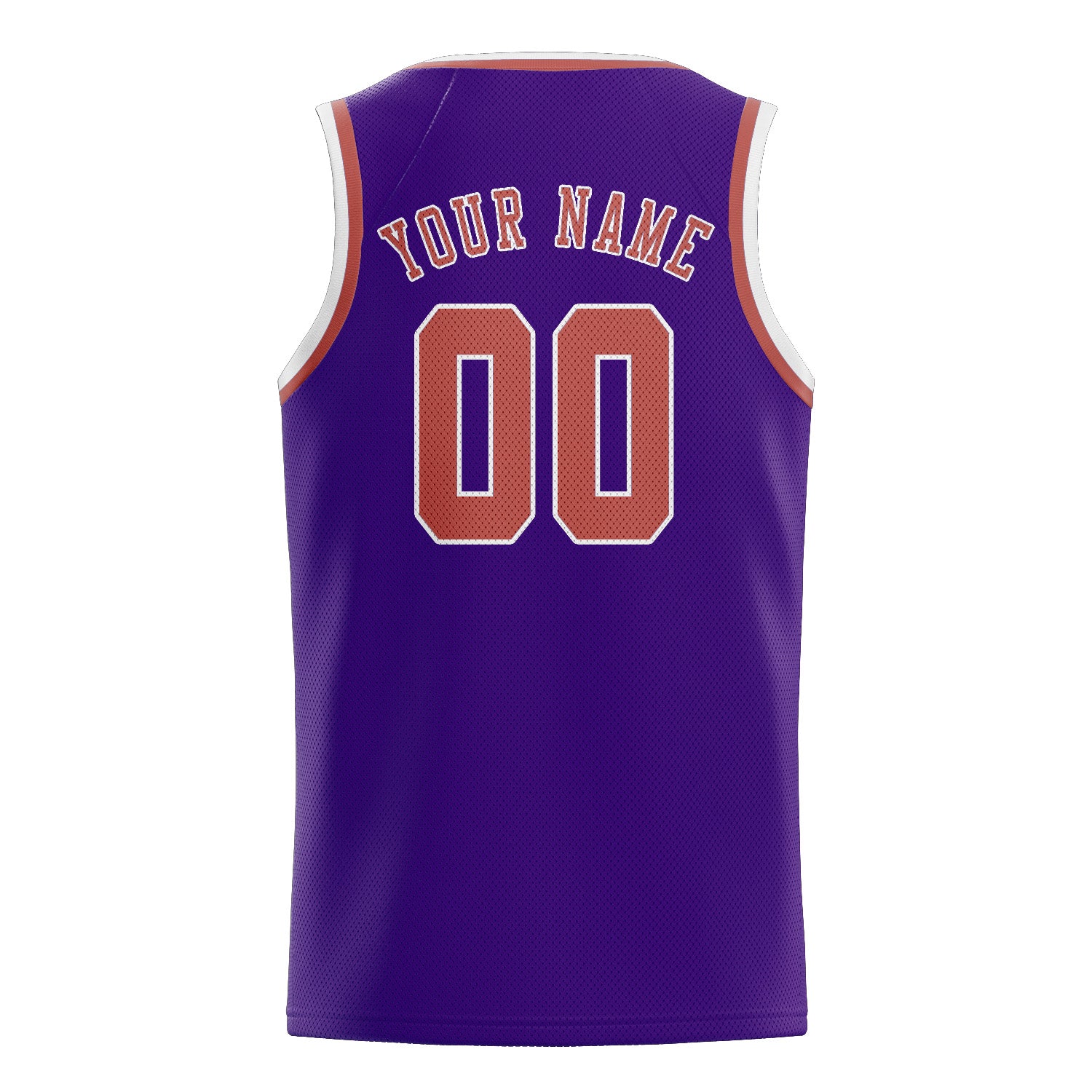 Custom Purple Copper Rose Basketball Jersey
