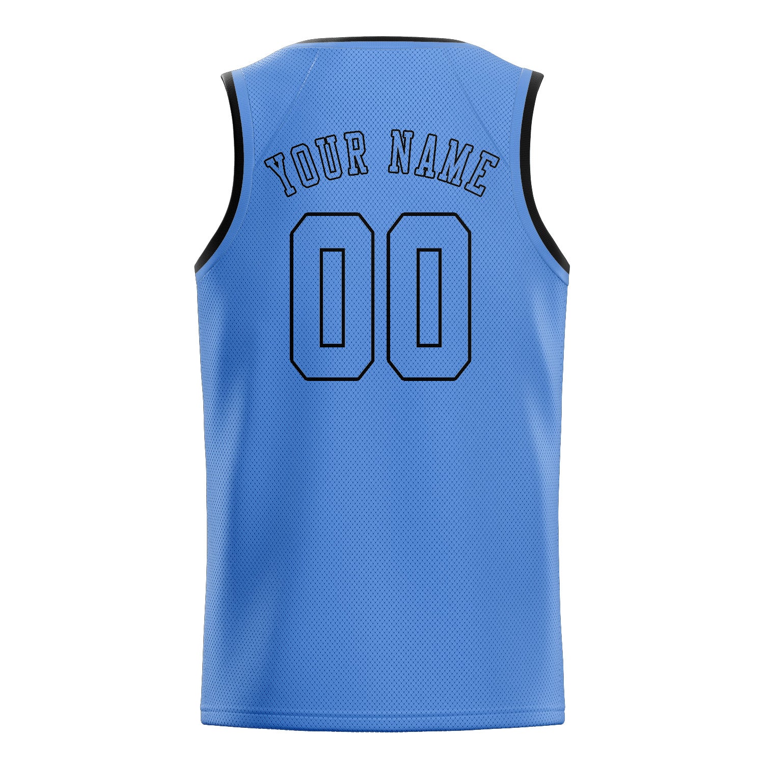 Custom Light Blue Light Blue Basketball Jersey