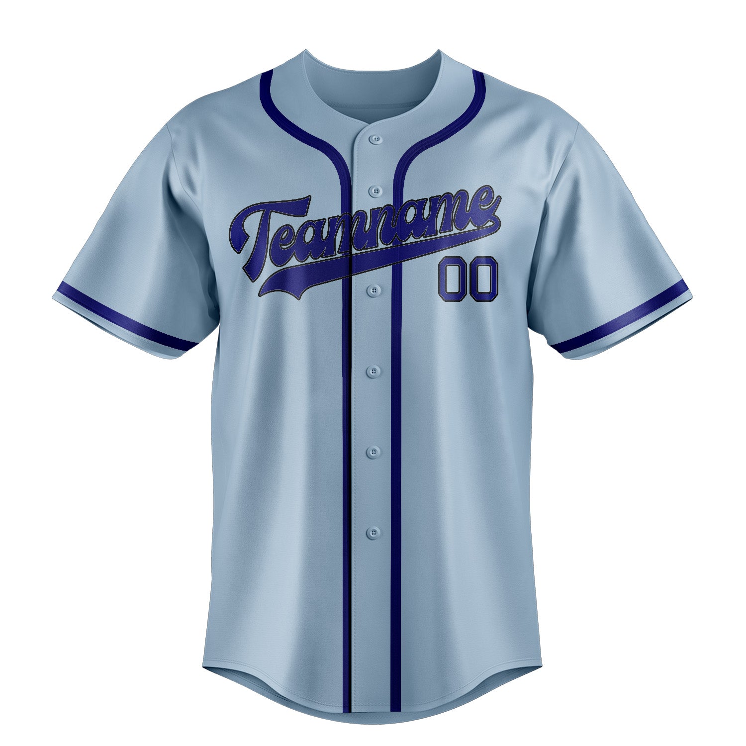 Custom Light Blue Sky Blue Baseball Jersey