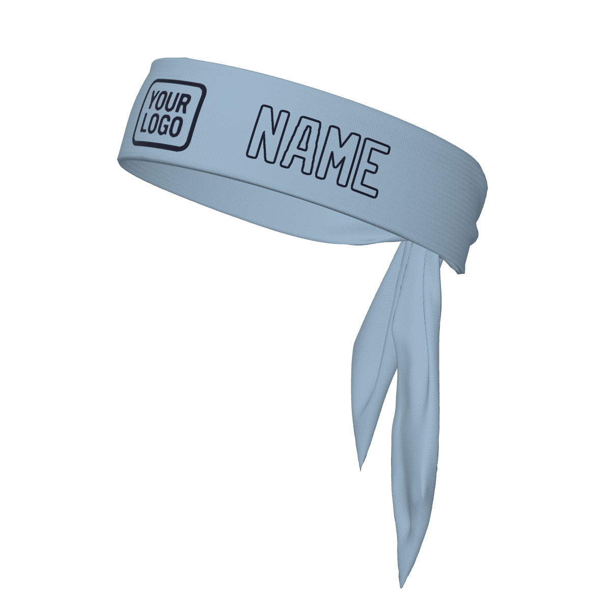 Custom Light Blue Light Blue Headband