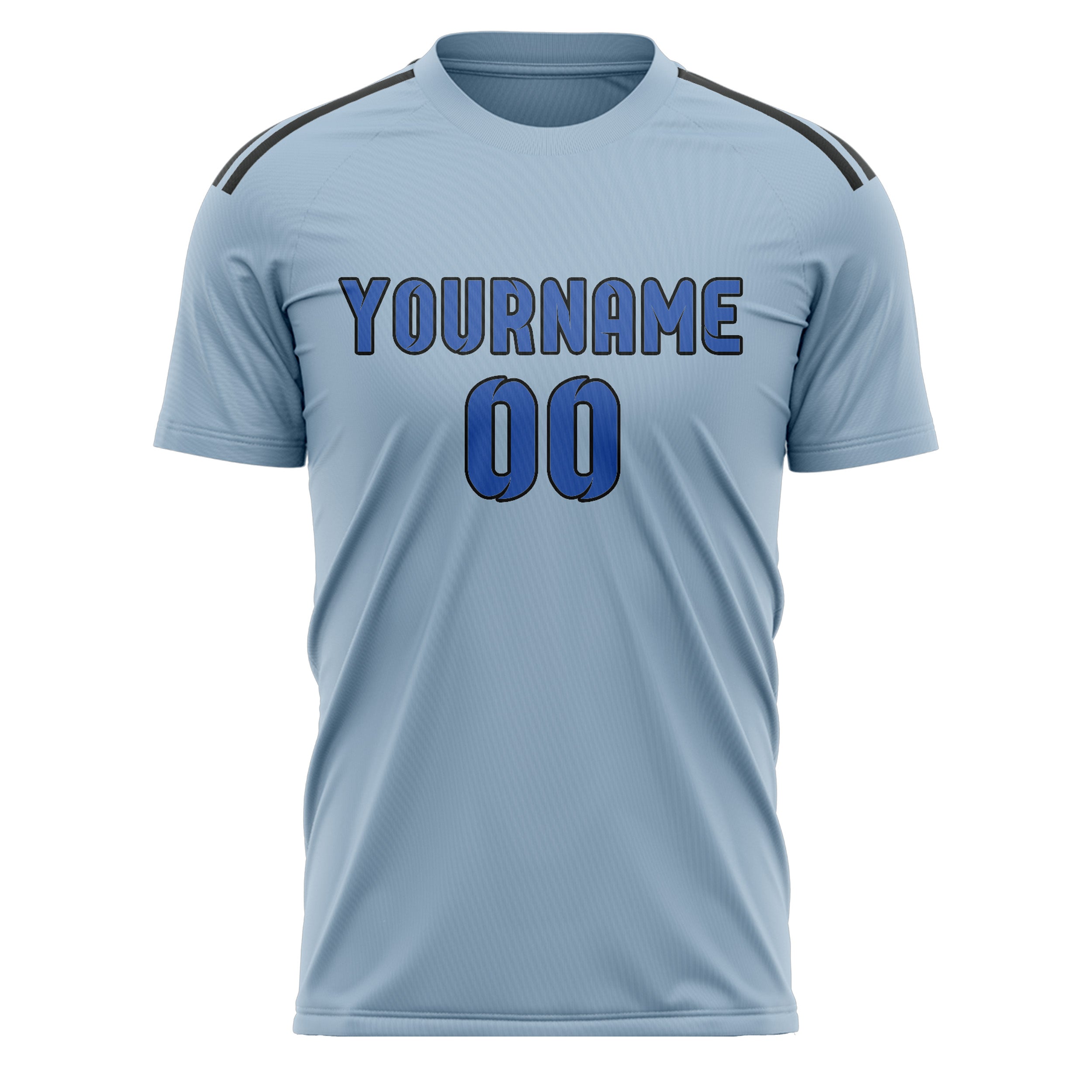Custom Light Blue Sky Blue Soccer Jersey