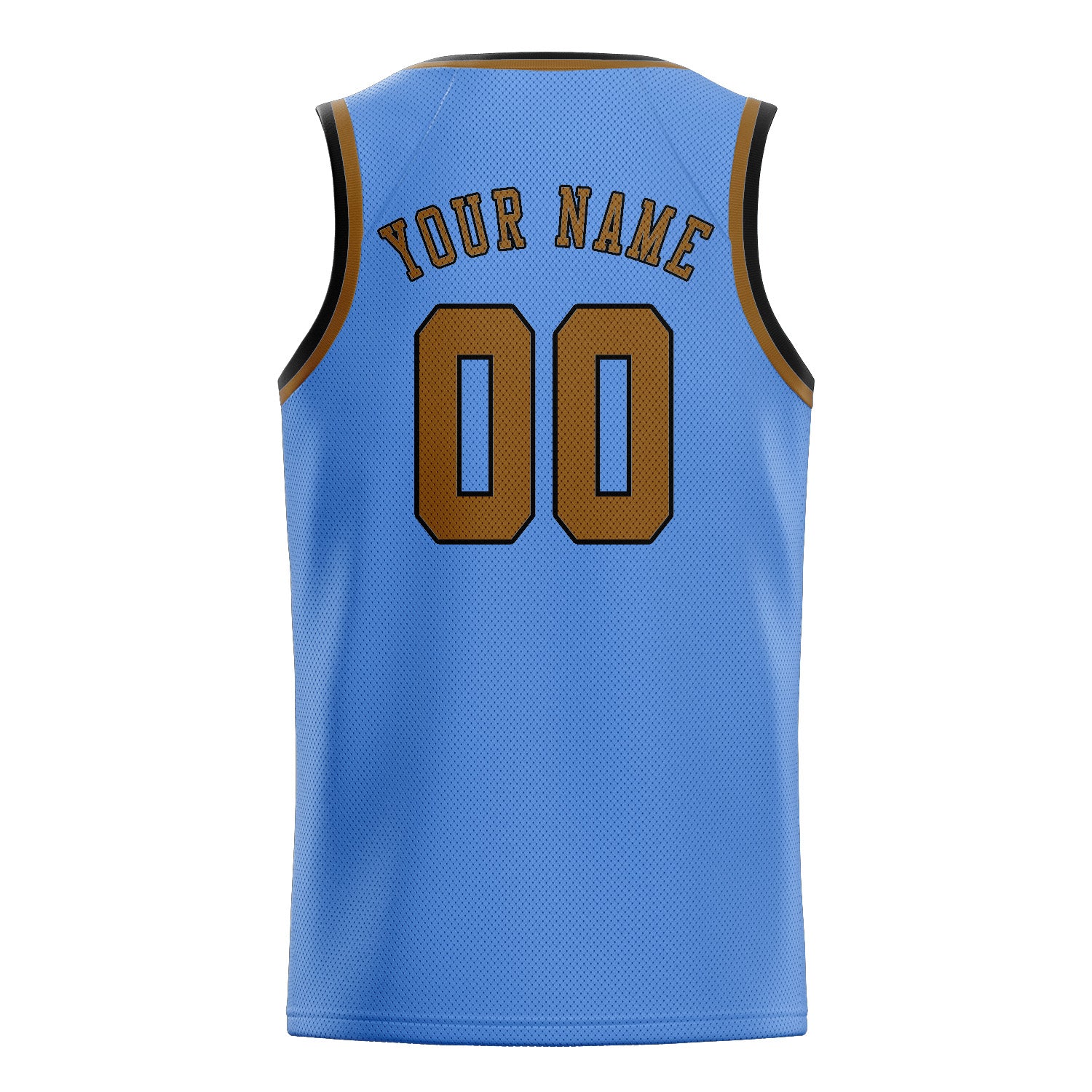 Custom Light Blue Khaki Basketball Jersey
