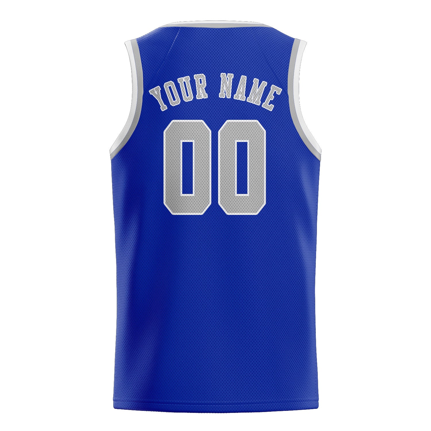 Custom Sky Blue Gray Basketball Jersey